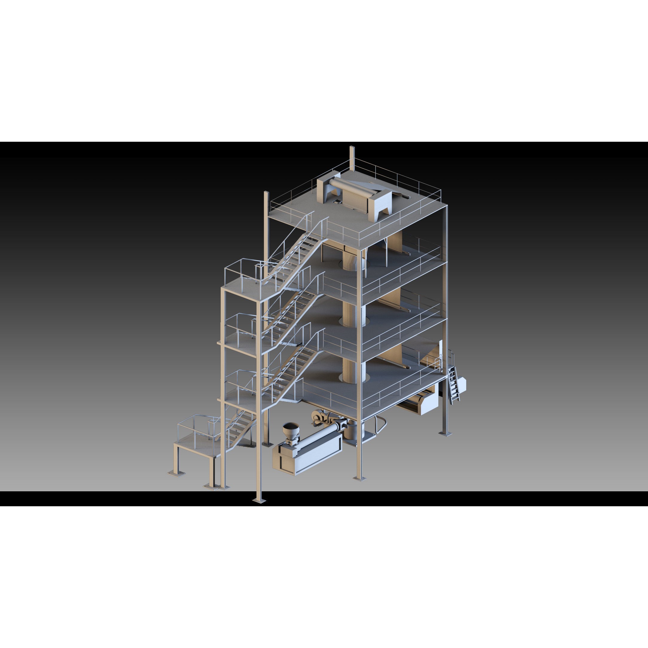 Facilities and Equipment - High Detail 3D Model - View 5