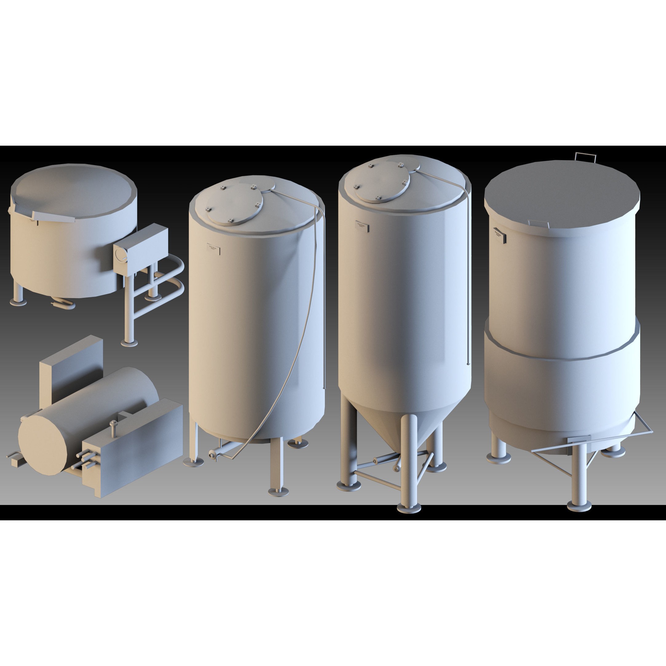 Facilities and Equipment - High Detail 3D Model - View 6