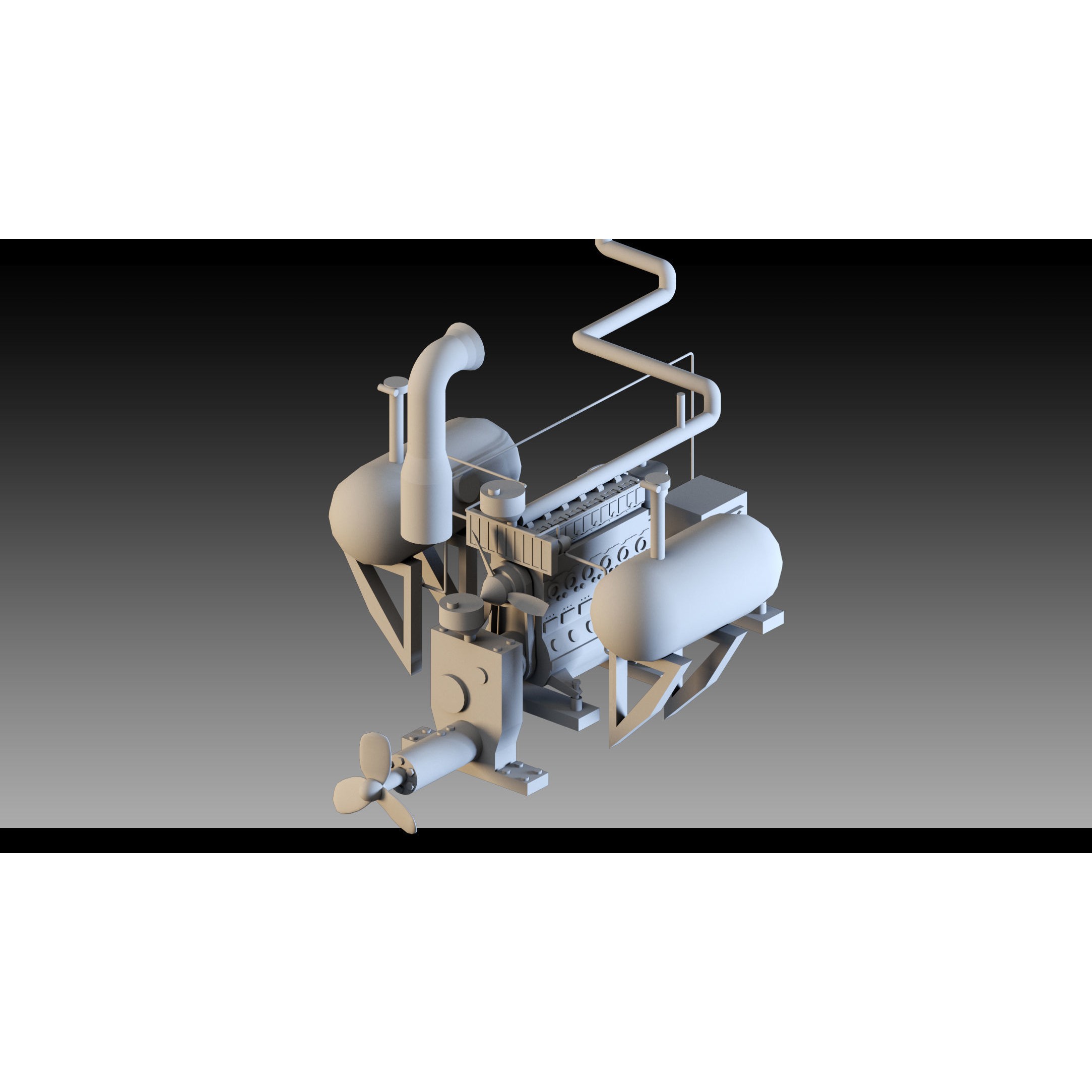 Facilities and Equipment - High Detail 3D Model - View 7