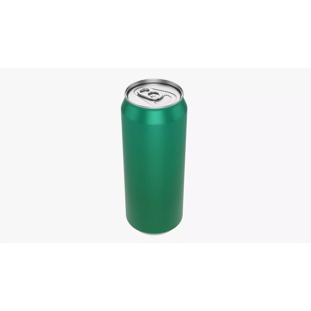 Standard Beverage Can 3D Model – PBR Textured, Game Ready, FBX - View 2