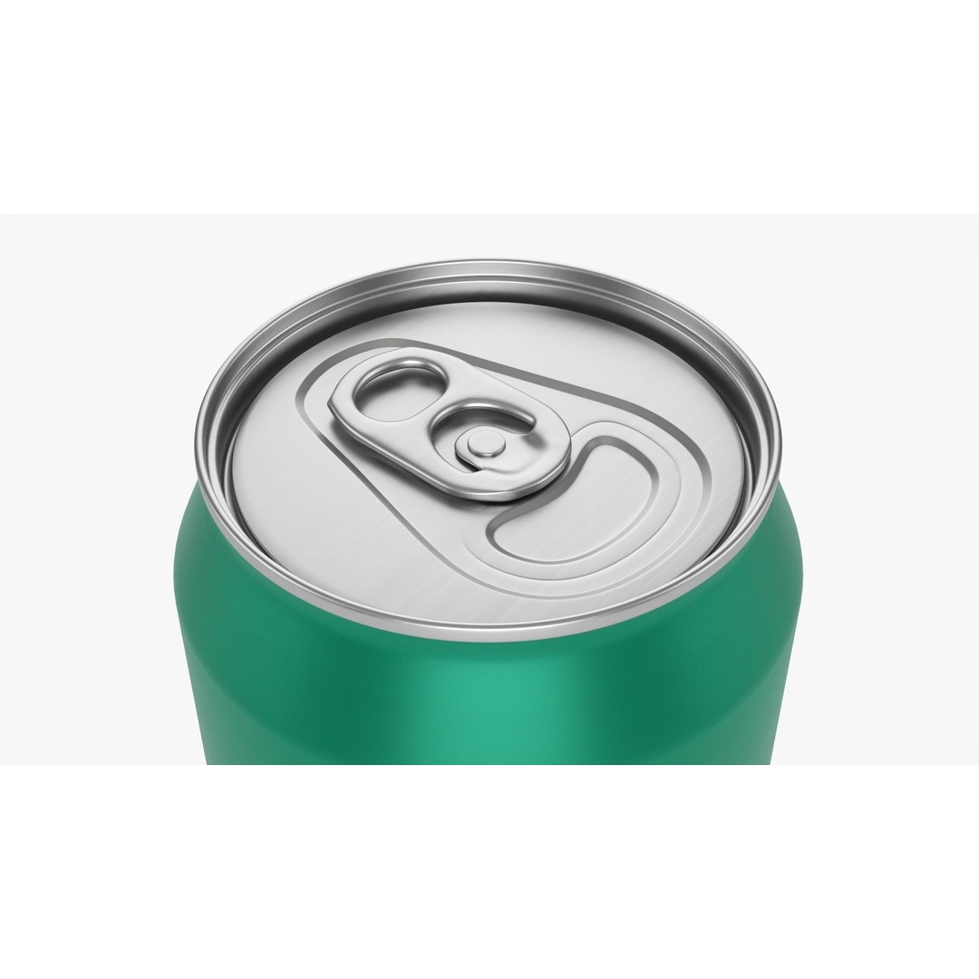 Standard Beverage Can 3D Model – PBR Textured, Game Ready, FBX - View 5
