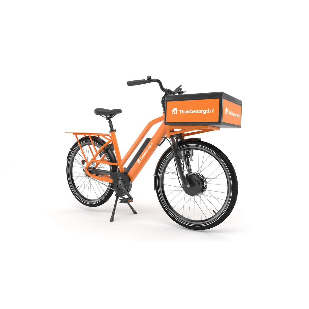 Just Eat E-Bike 3D Model – PBR Textured Delivery Vehicle, FBX, OBJ - View 3