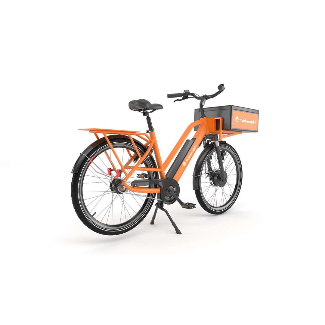 Just Eat E-Bike 3D Model – PBR Textured Delivery Vehicle, FBX, OBJ - View 6