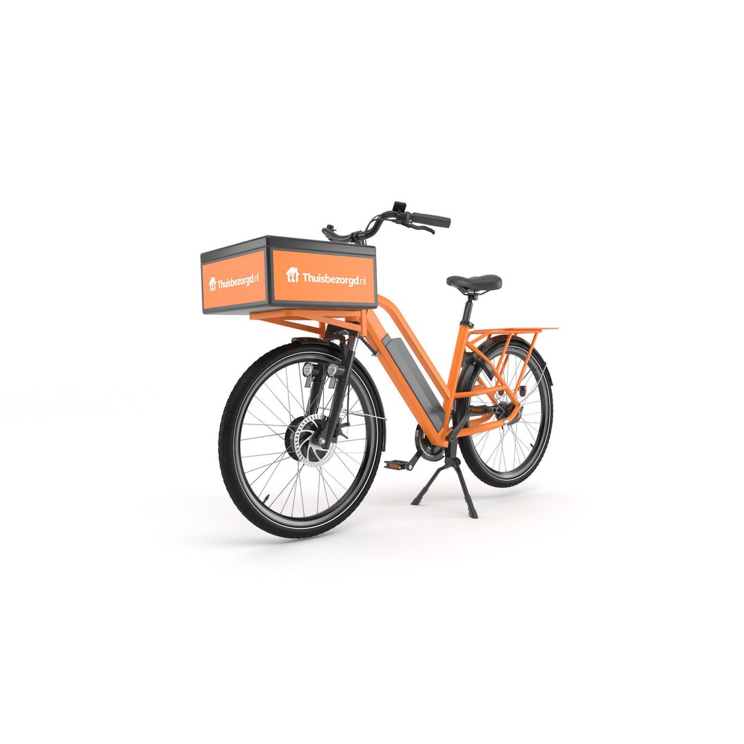Just Eat E-Bike 3D Model – PBR Textured Delivery Vehicle, FBX, OBJ - View 8