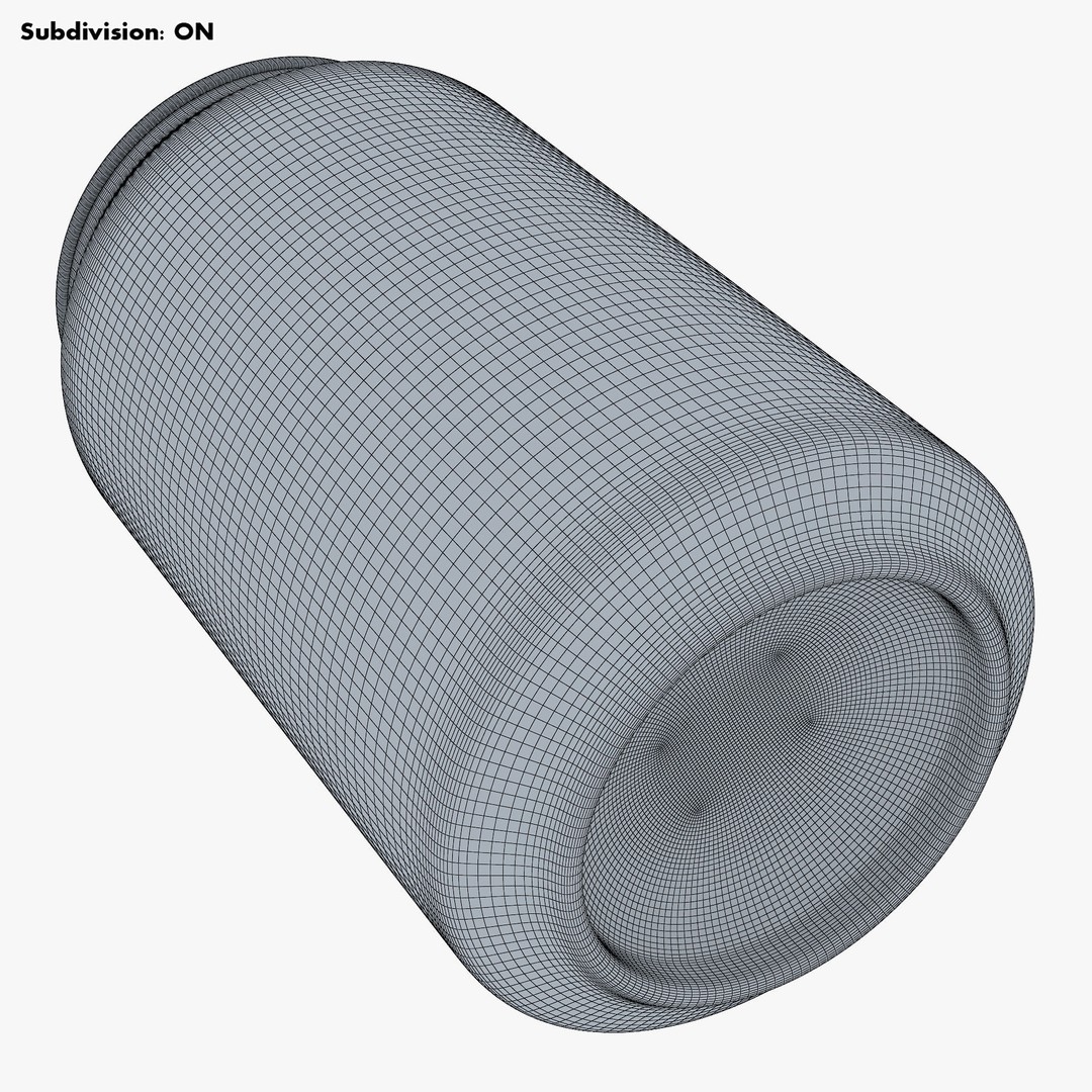 Aluminum Standard Can 330ml 3D Model – Realistic Beverage Asset, PBR Textures - View 20