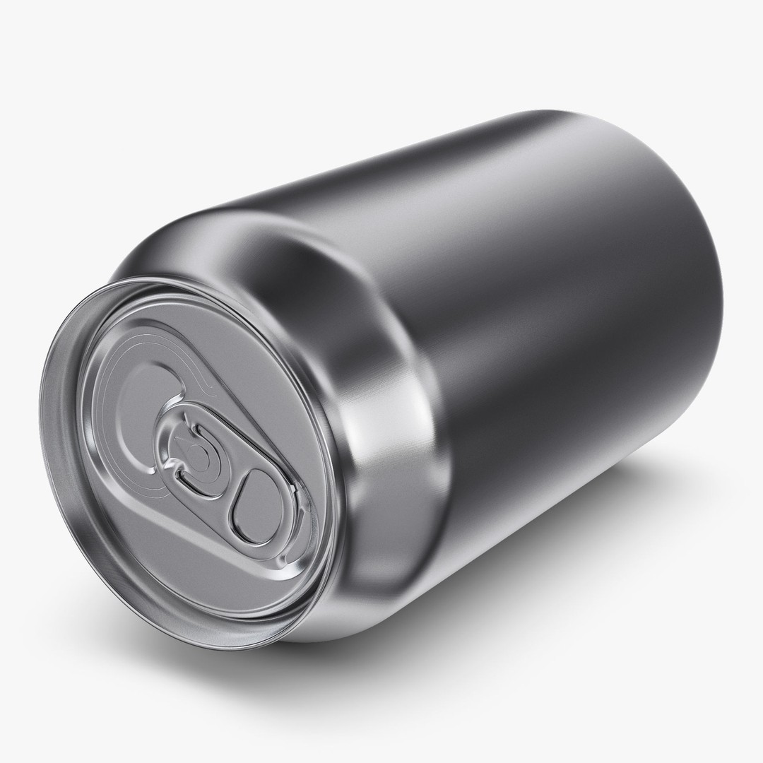 Aluminum Standard Can 330ml 3D Model – Realistic Beverage Asset, PBR Textures - View 6