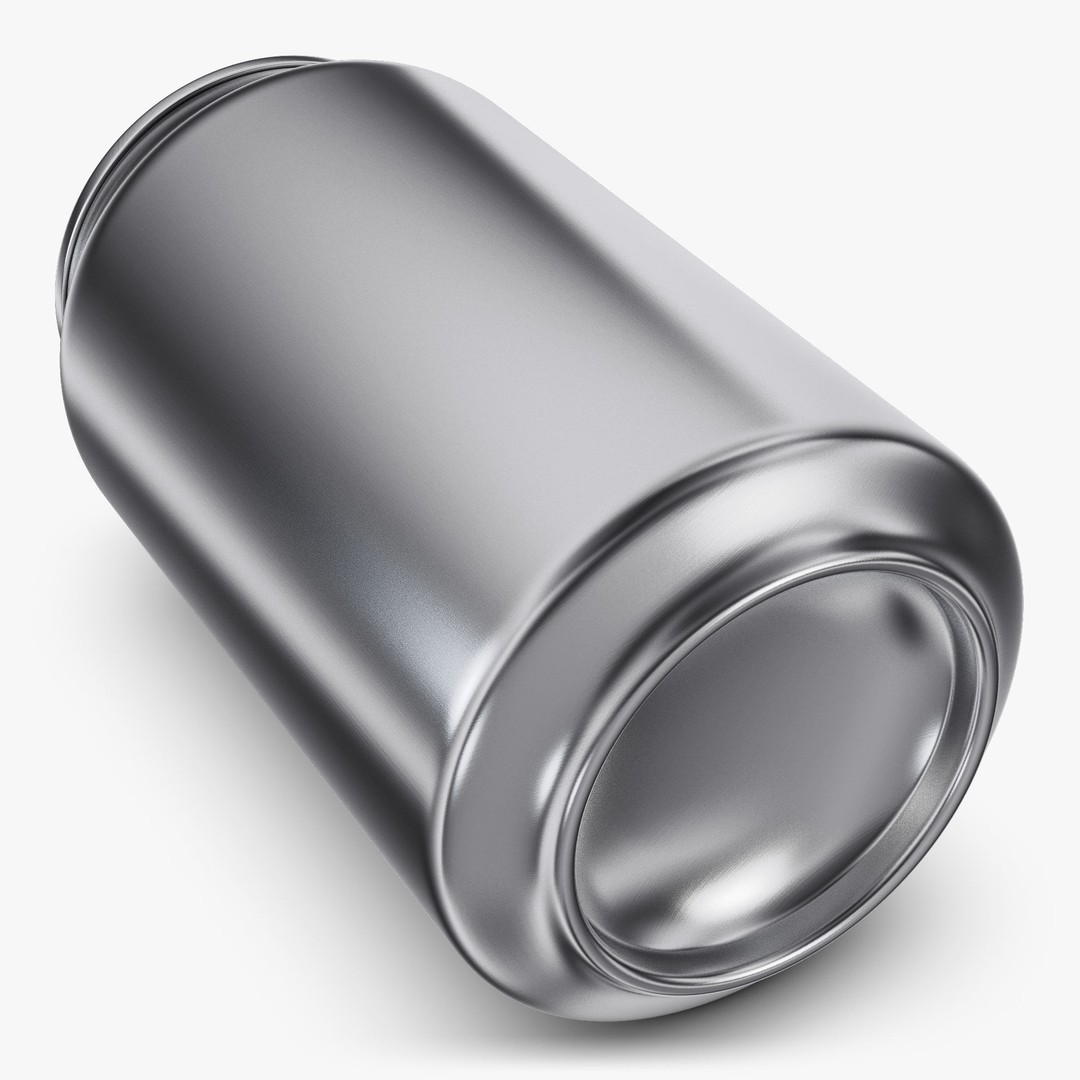 Aluminum Standard Can 330ml 3D Model – Realistic Beverage Asset, PBR Textures - View 7