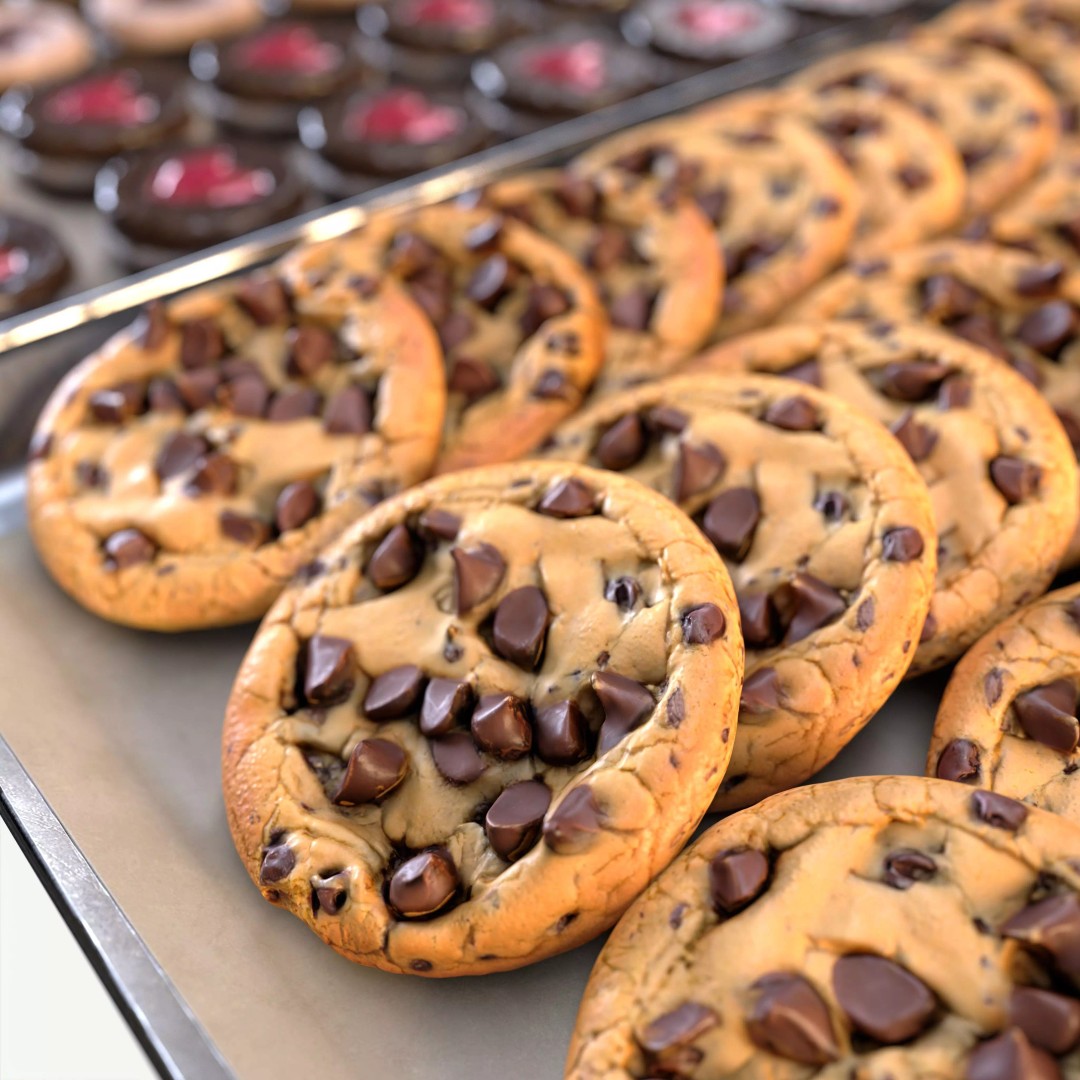 Sweet Trays Set 3D Model – High-Quality Bakery Asset with PBR Textures - View 11