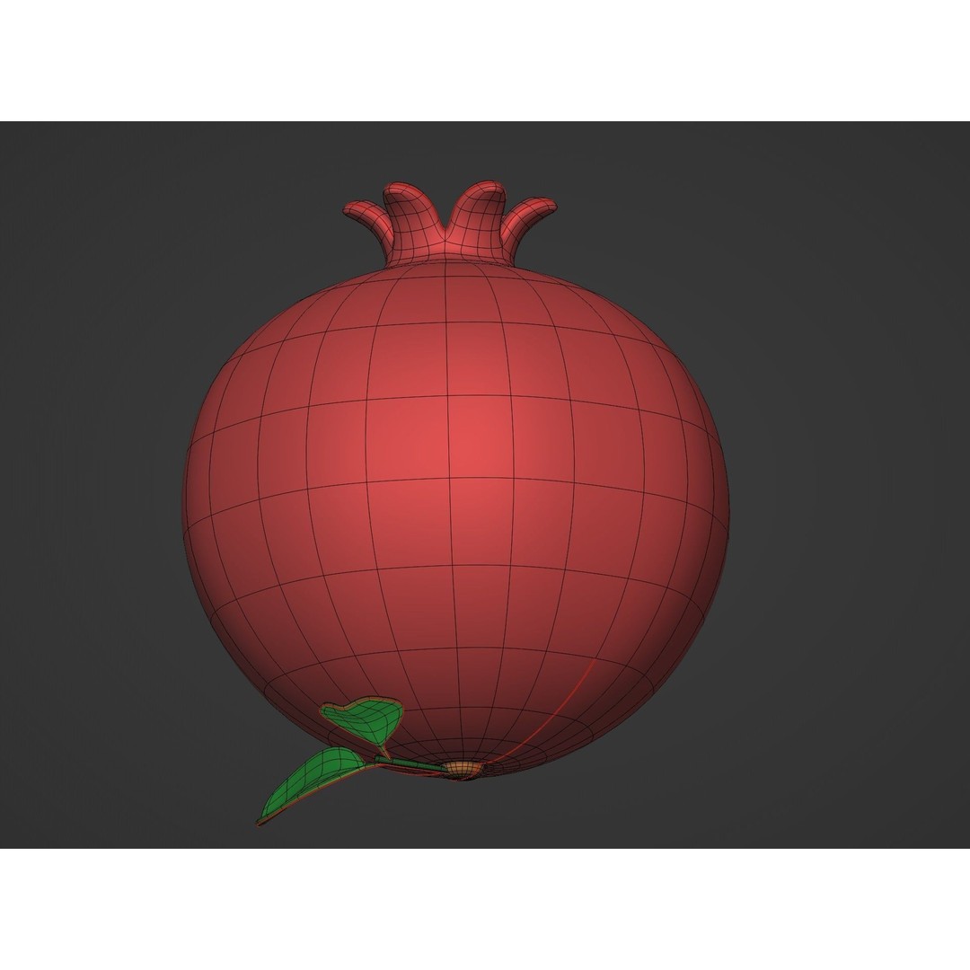 Cartoon Fruit Pack 3D Model – Low Poly Game Asset, FBX - View 14