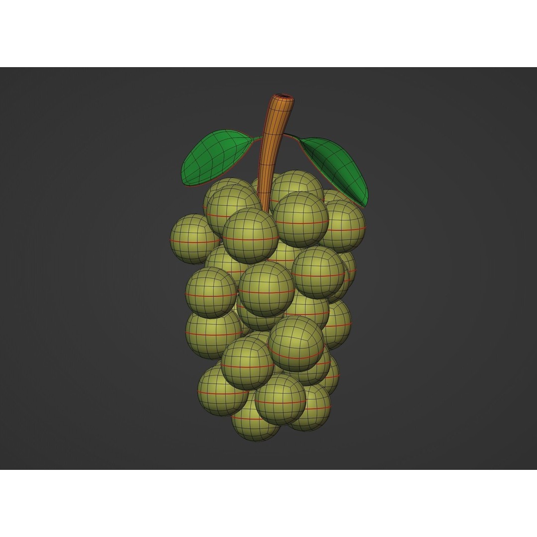 Cartoon Fruit Pack 3D Model – Low Poly Game Asset, FBX - View 20