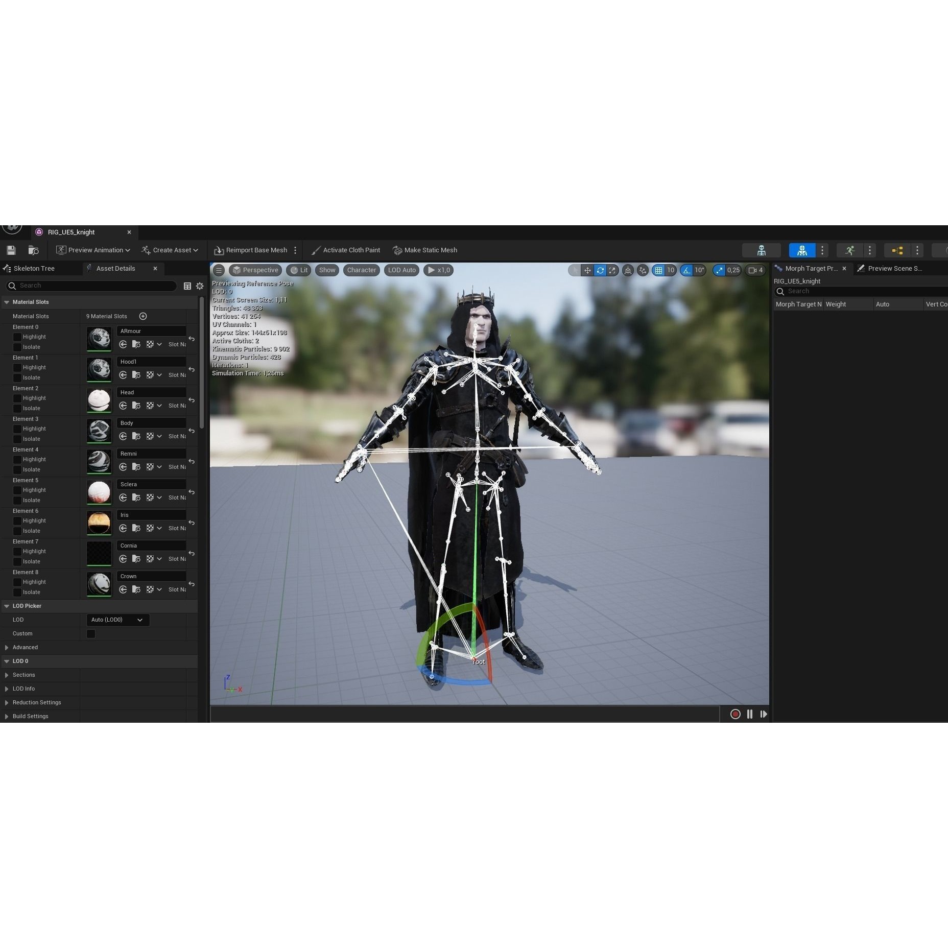Dark Age Knight - Low-Poly Game-Ready 3D Model - View 11