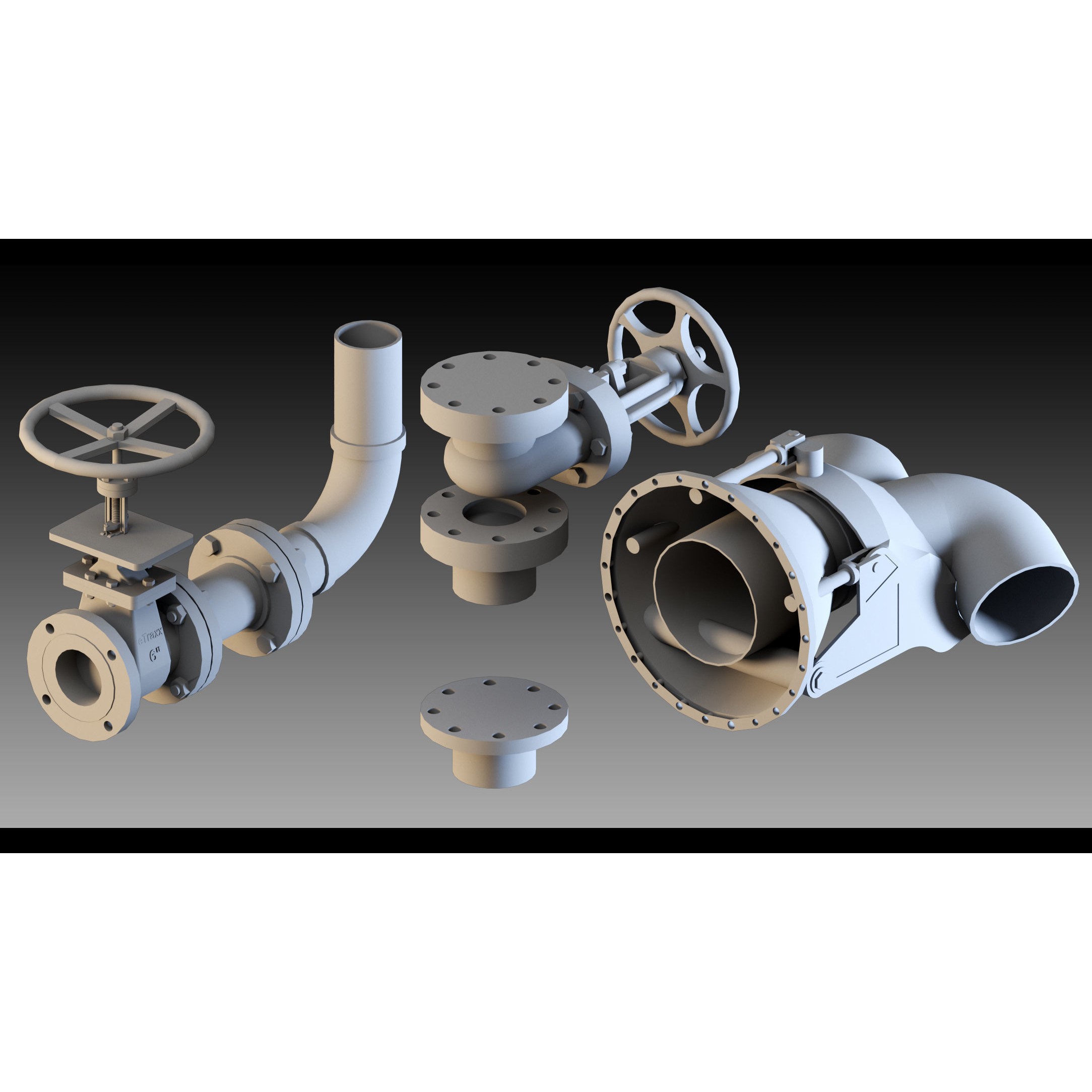 Factory Props Collection - High-Detail 3D Model - View 19