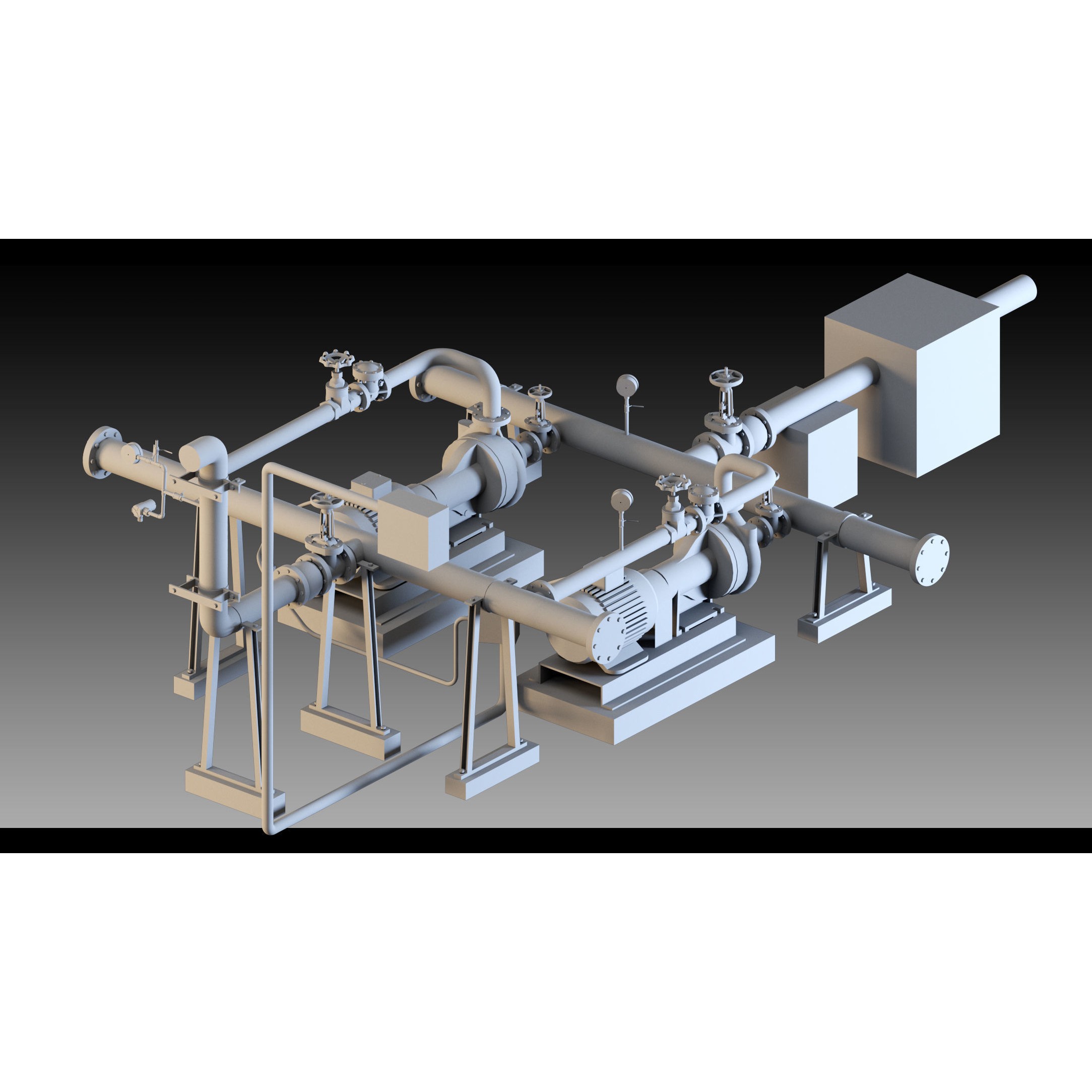 Factory Props Collection - High-Detail 3D Model - View 5