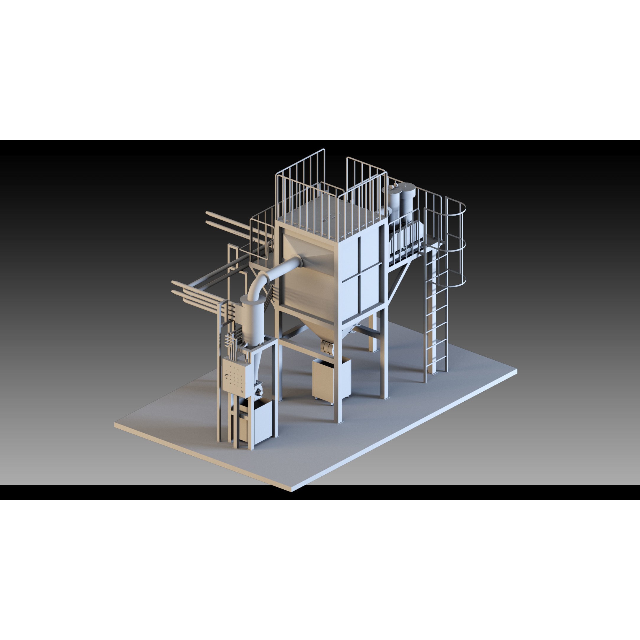 Factory Props Collection - High-Detail 3D Model - View 6