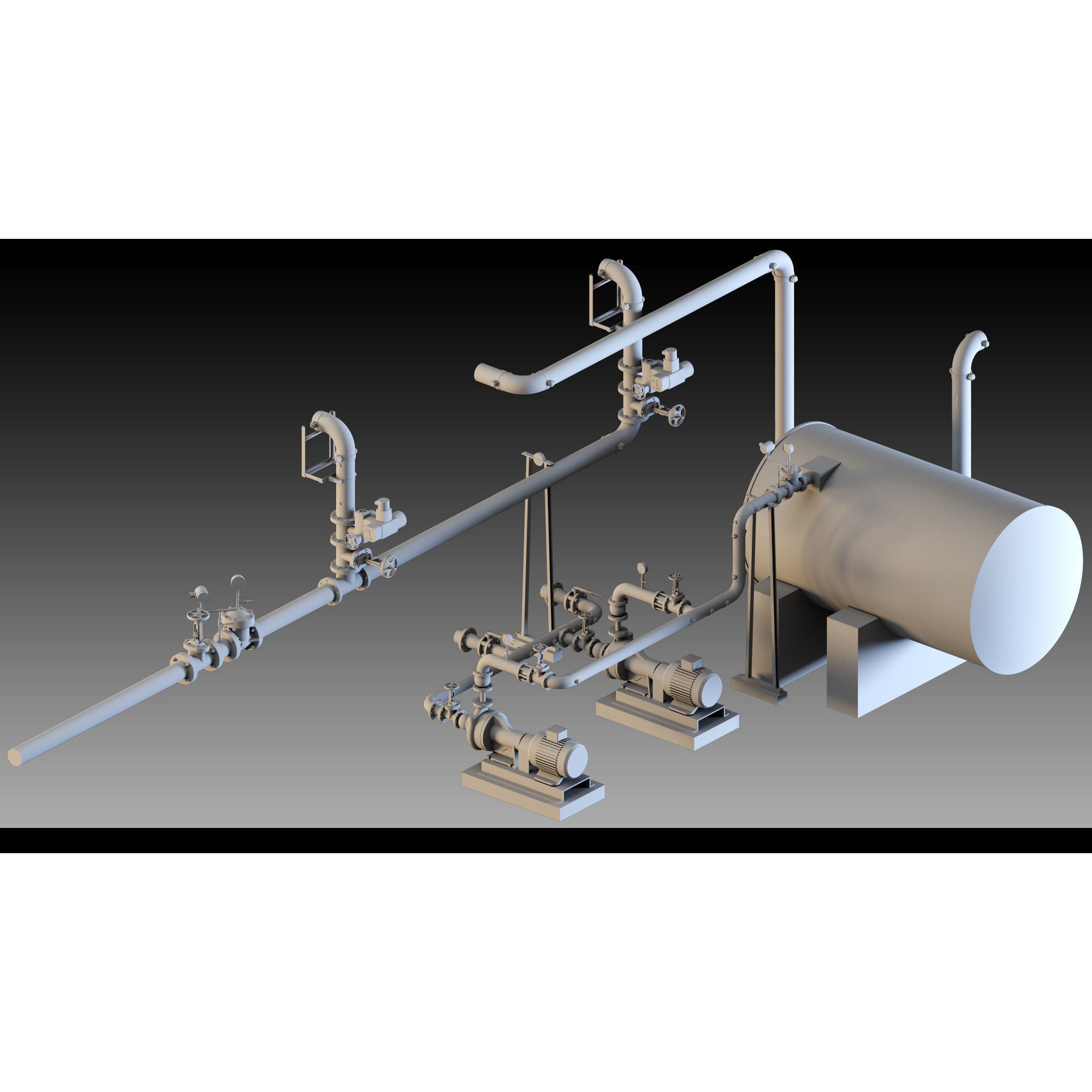 Factory Props Collection - High-Detail 3D Model - View 9