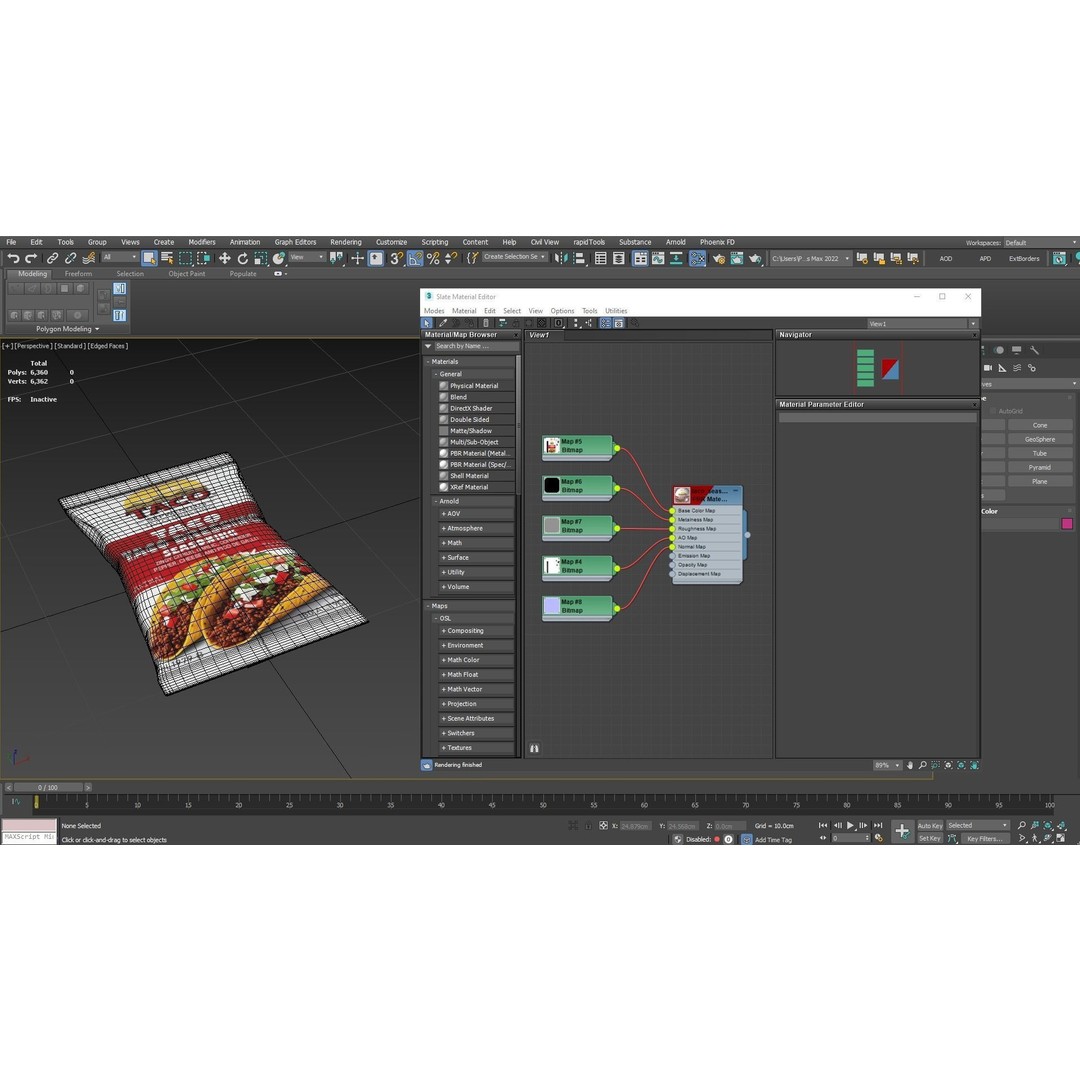 Taco Seasoning Pack 3D Model – Low Poly PBR Kitchen Asset, FBX - View 12