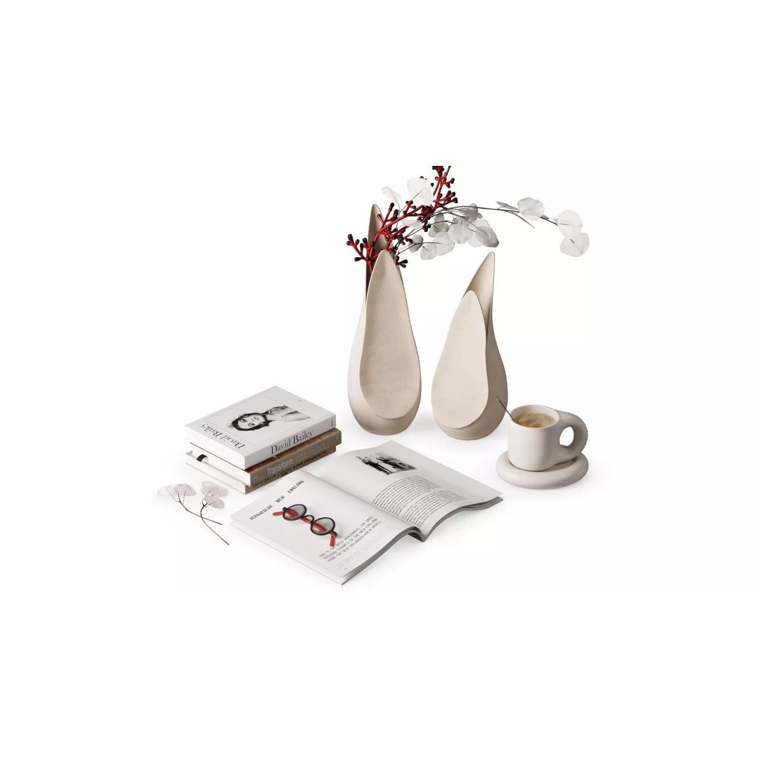 Decorative Branches 3D Model – Eco Minimalist Interior Asset, FBX - View 2