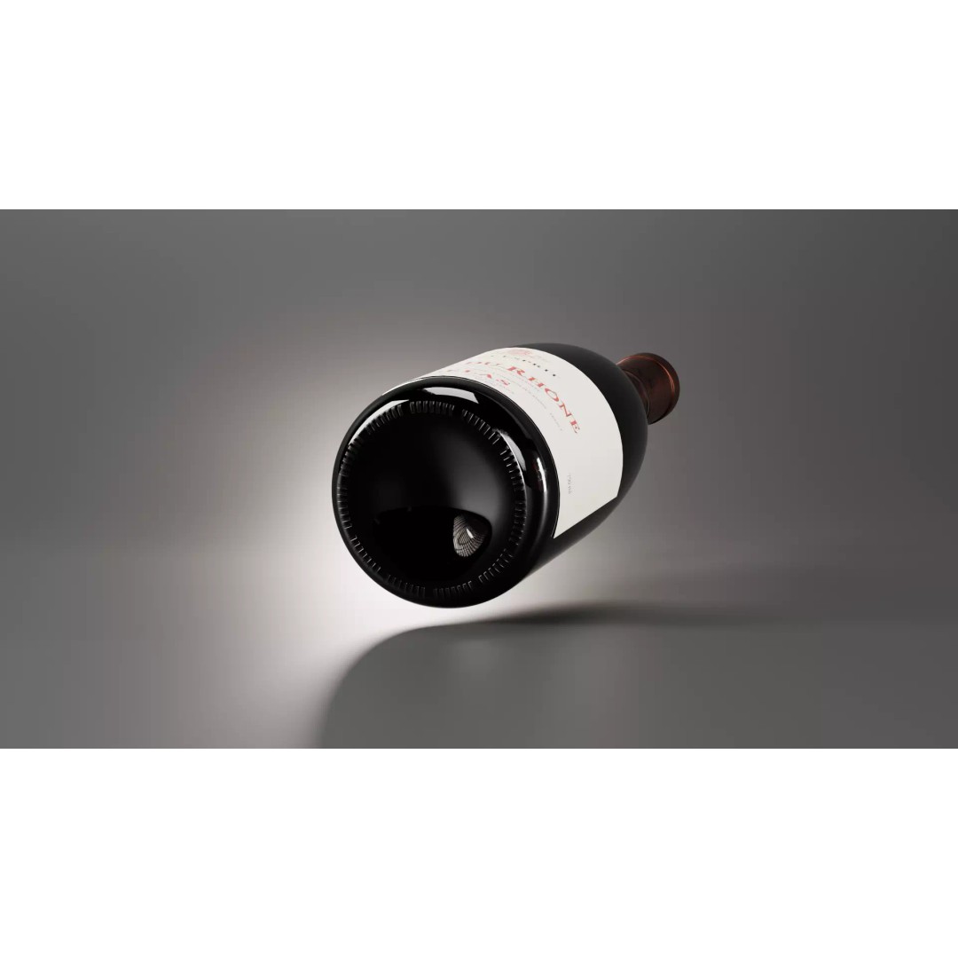Wine Bottle 3D Model – High-Quality Realistic Mockup with PBR Textures - View 10