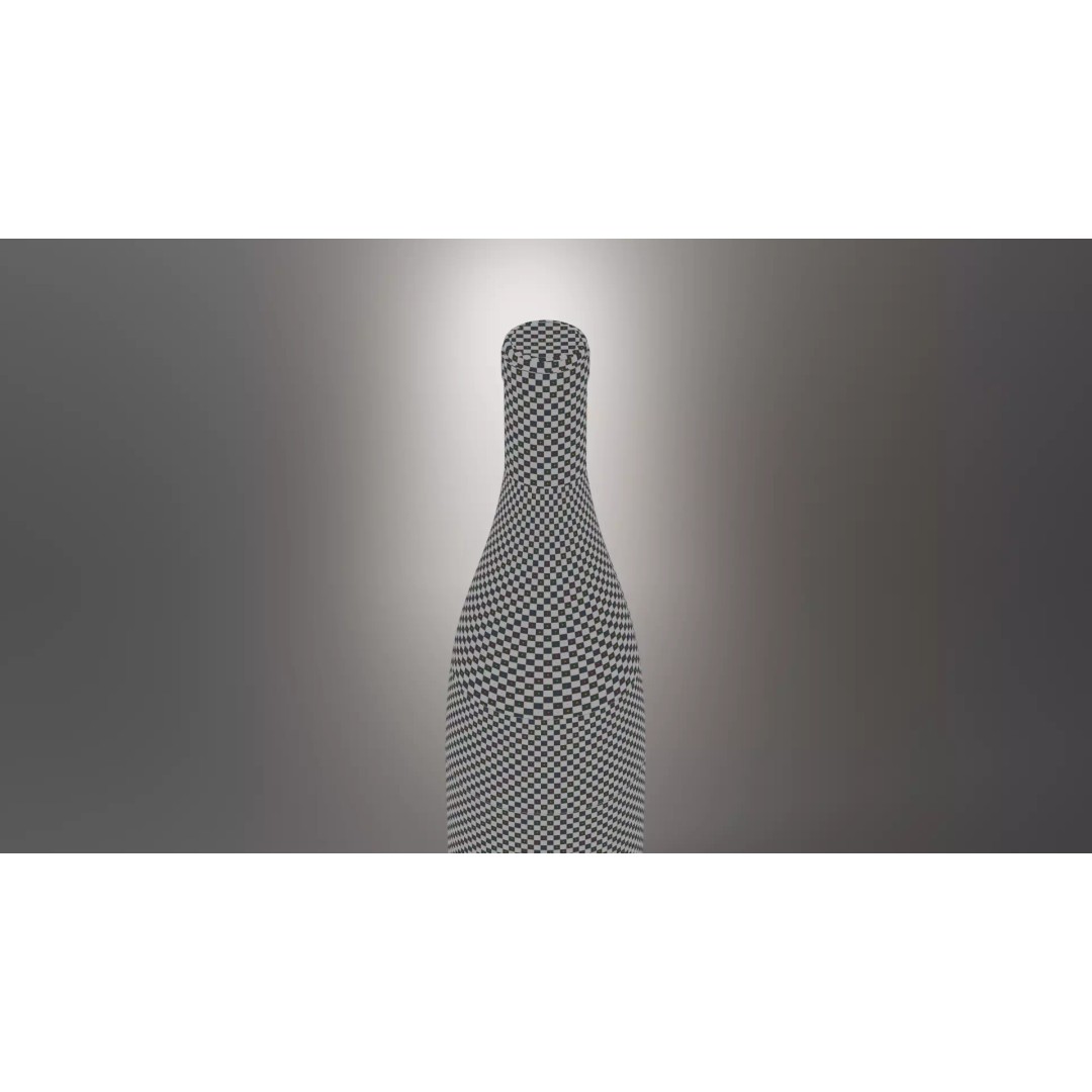 Wine Bottle 3D Model – High-Quality Realistic Mockup with PBR Textures - View 14