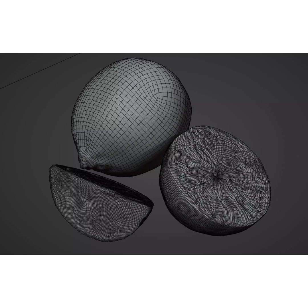 Lime 3D Model – Realistic Fruit Asset with PBR Textures, Blender