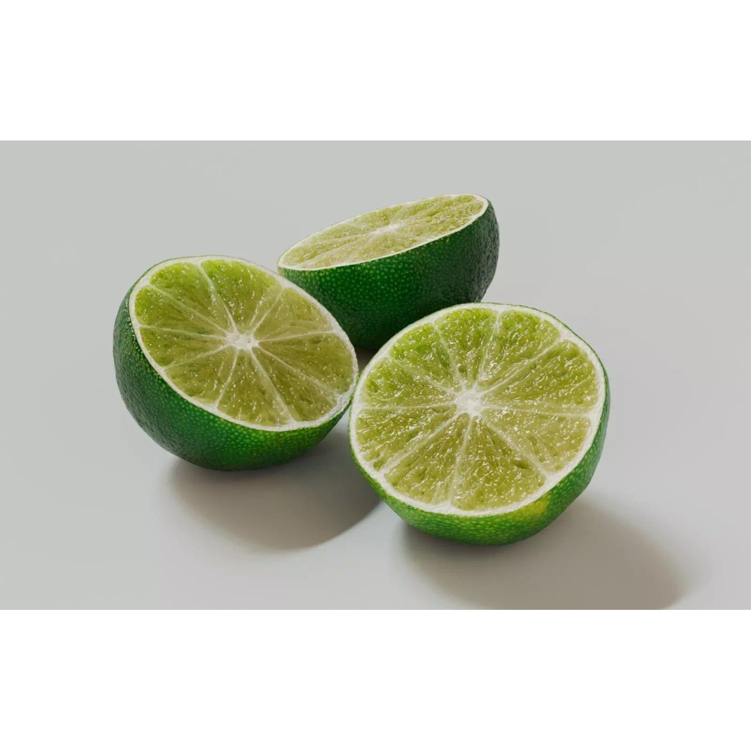 Lime 3D Model – Realistic Fruit Asset with PBR Textures, Blender - View 19