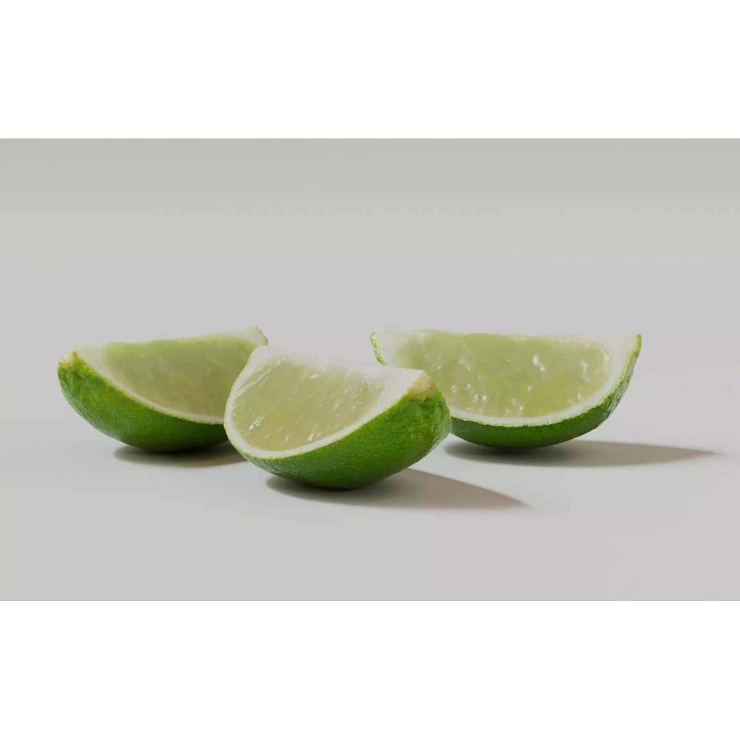 Lime 3D Model – Realistic Fruit Asset with PBR Textures, Blender - View 20