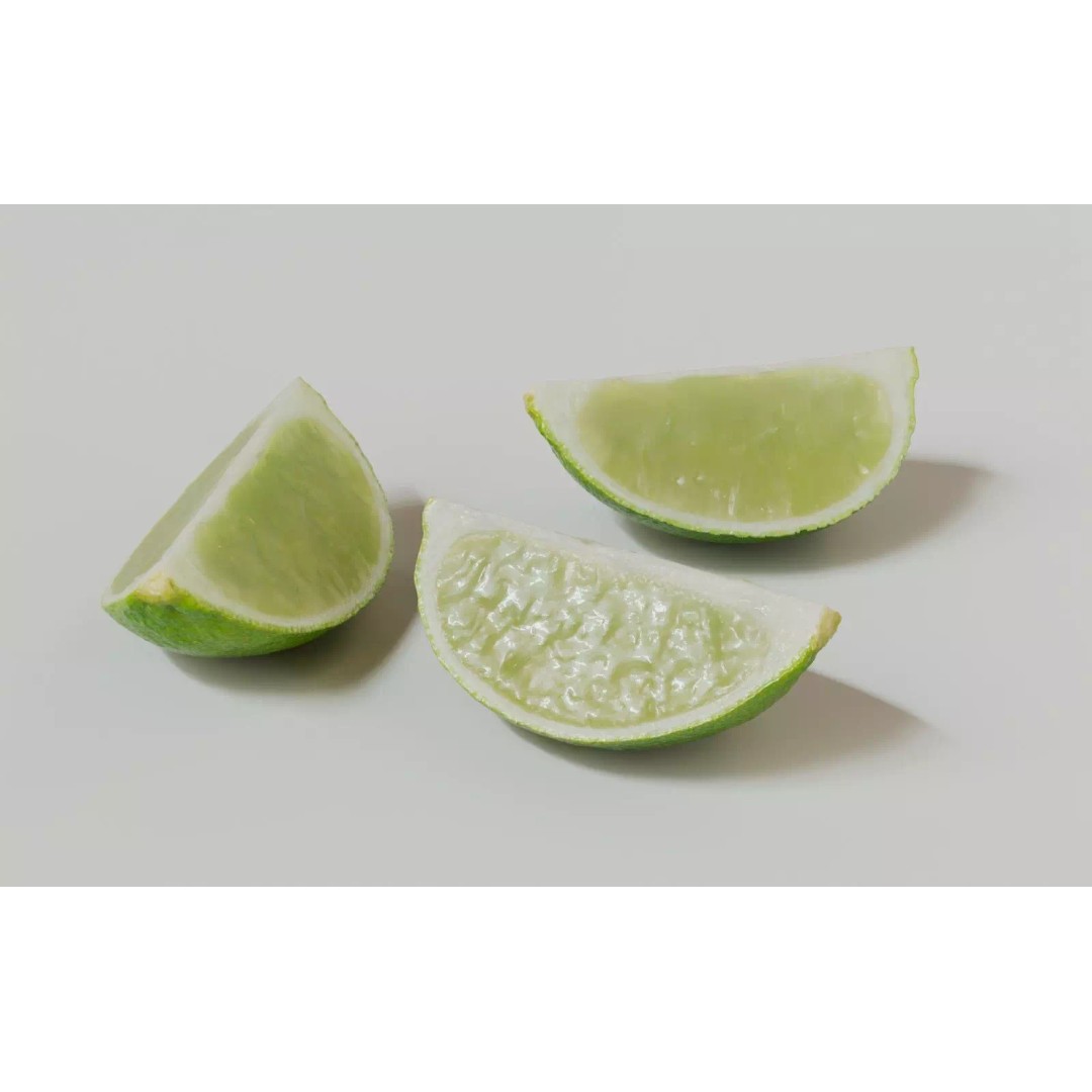 Lime 3D Model – Realistic Fruit Asset with PBR Textures, Blender - View 22