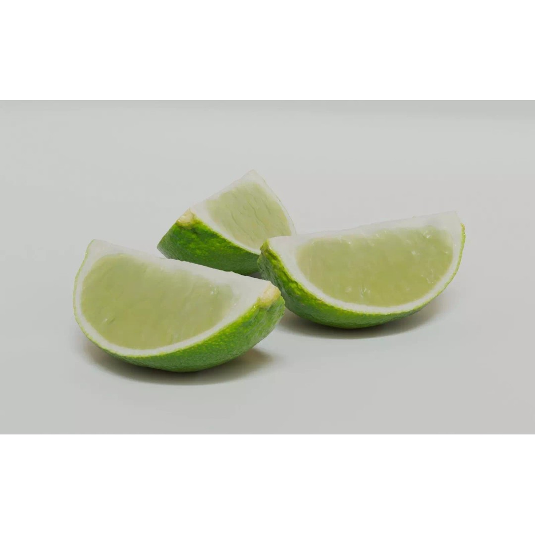 Lime 3D Model – Realistic Fruit Asset with PBR Textures, Blender - View 23