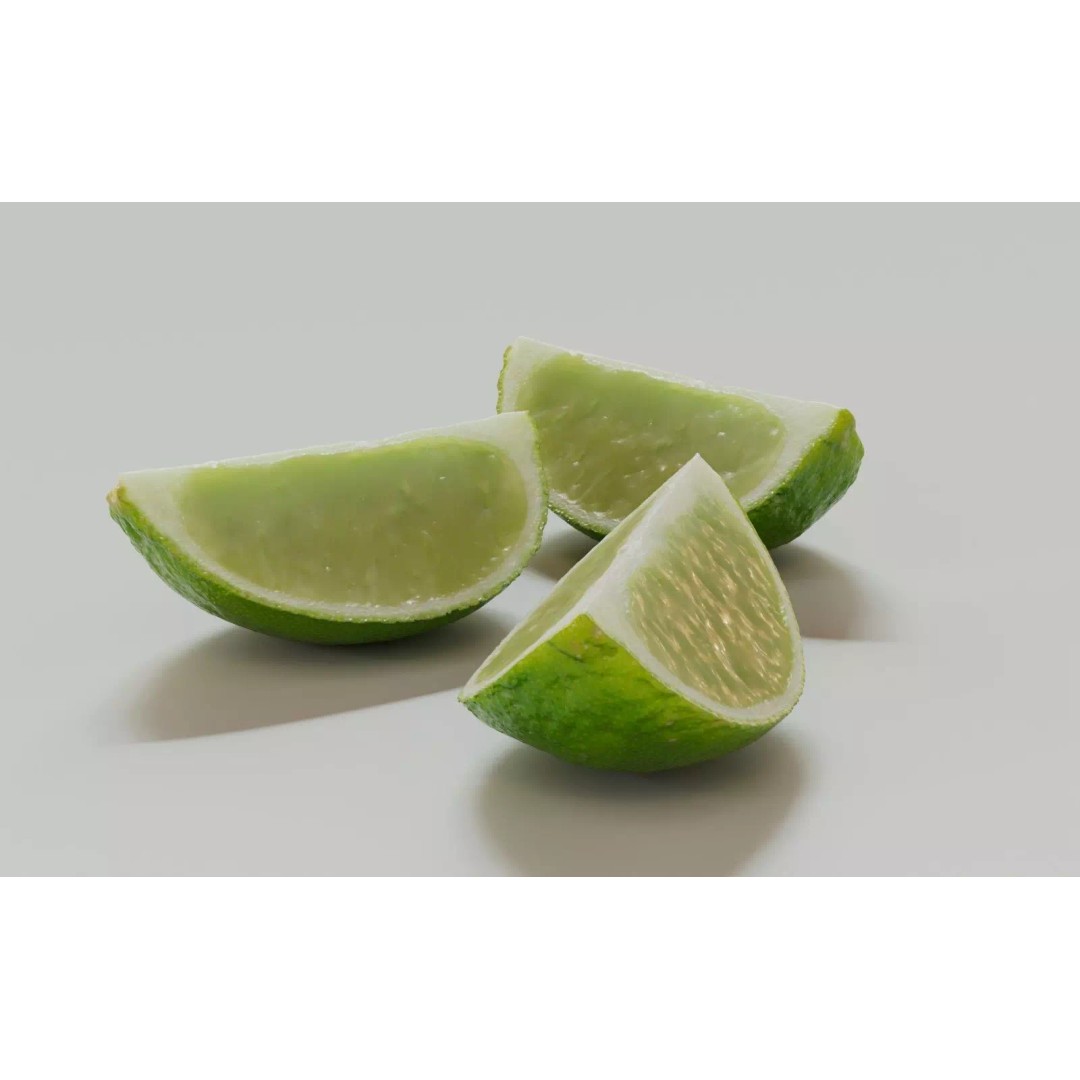 Lime 3D Model – Realistic Fruit Asset with PBR Textures, Blender - View 24
