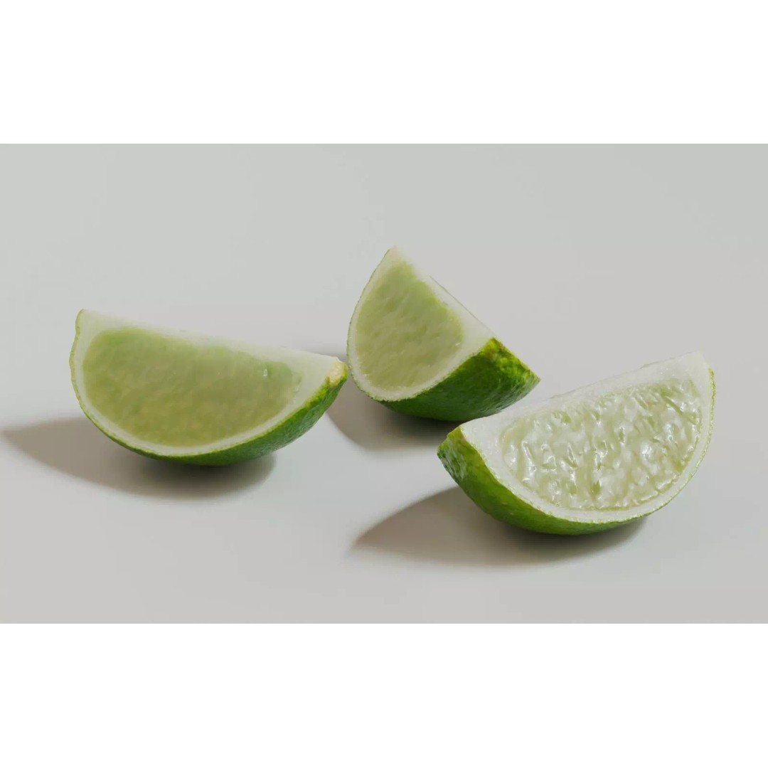 Lime 3D Model – Realistic Fruit Asset with PBR Textures, Blender - View 25