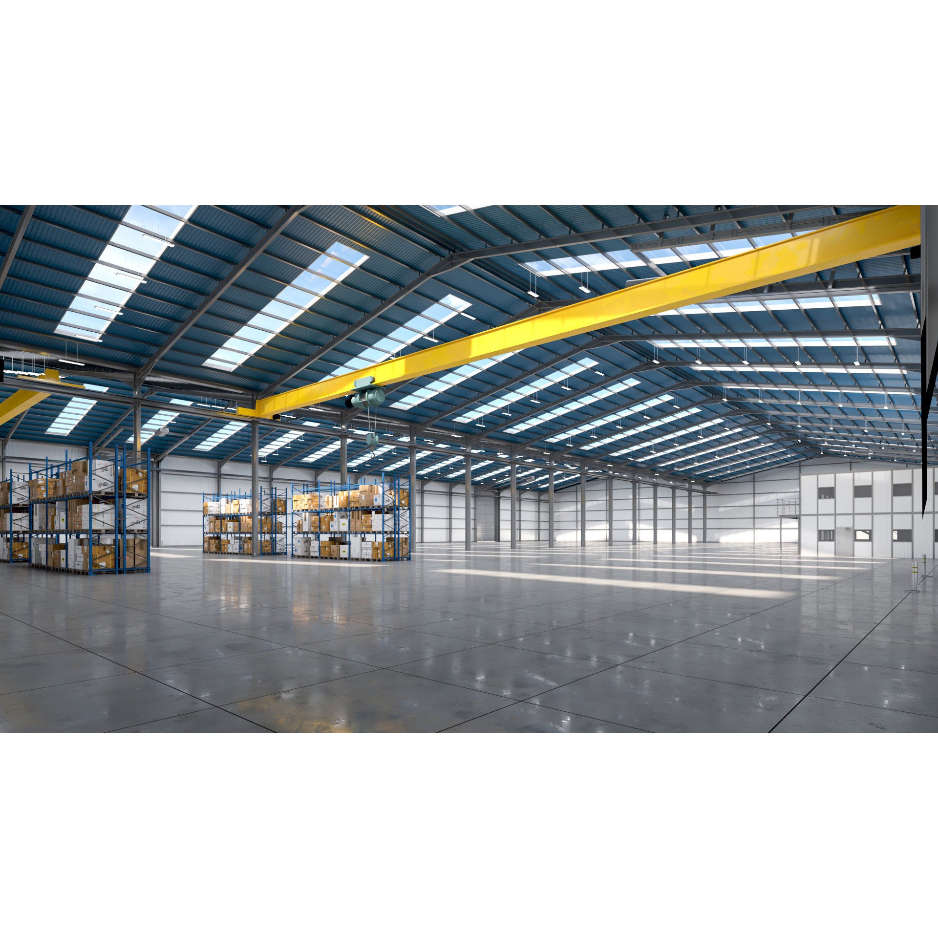 Warehouse 2 Box - Game-Ready 3D Model - View 16
