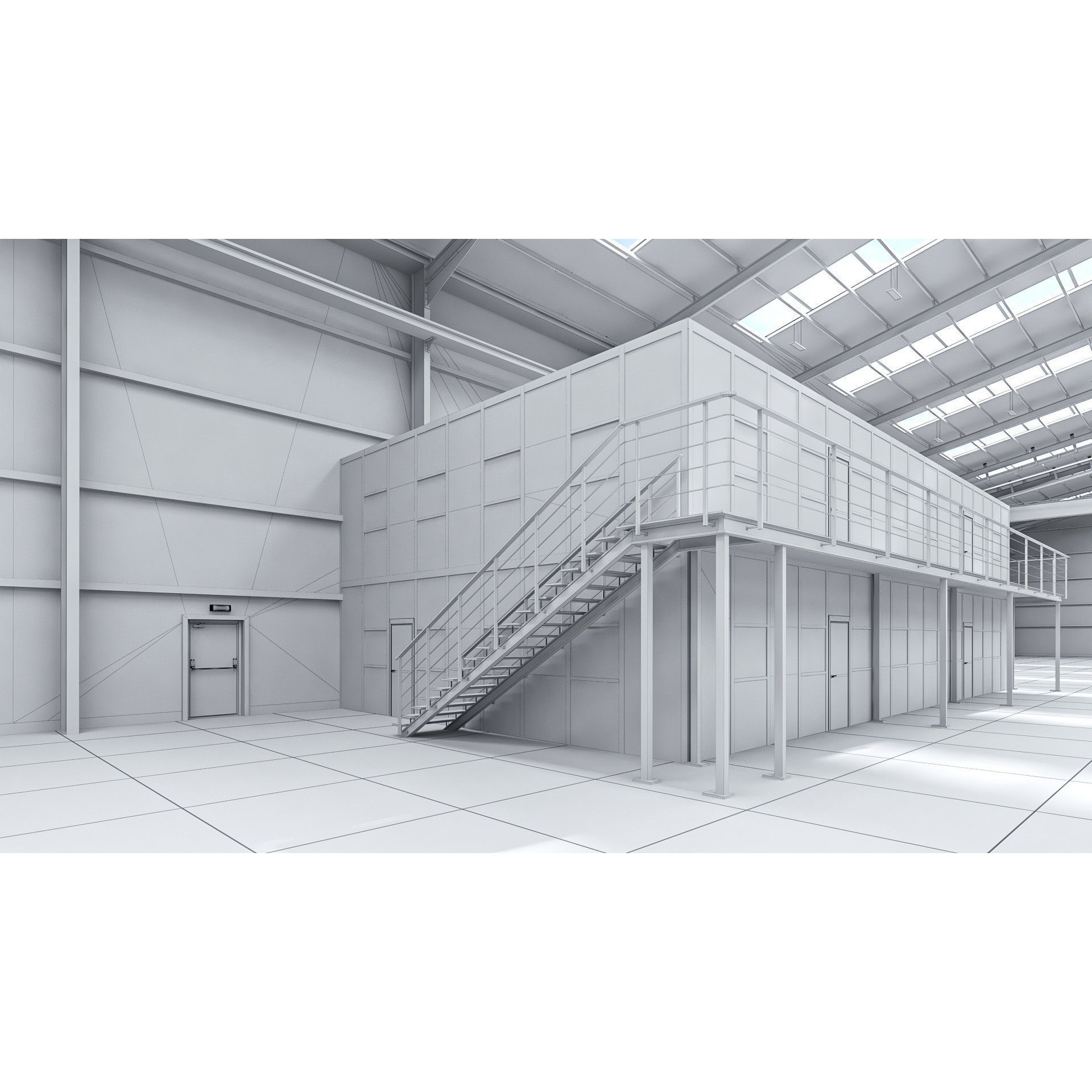 Warehouse 2 Box - Game-Ready 3D Model - View 25