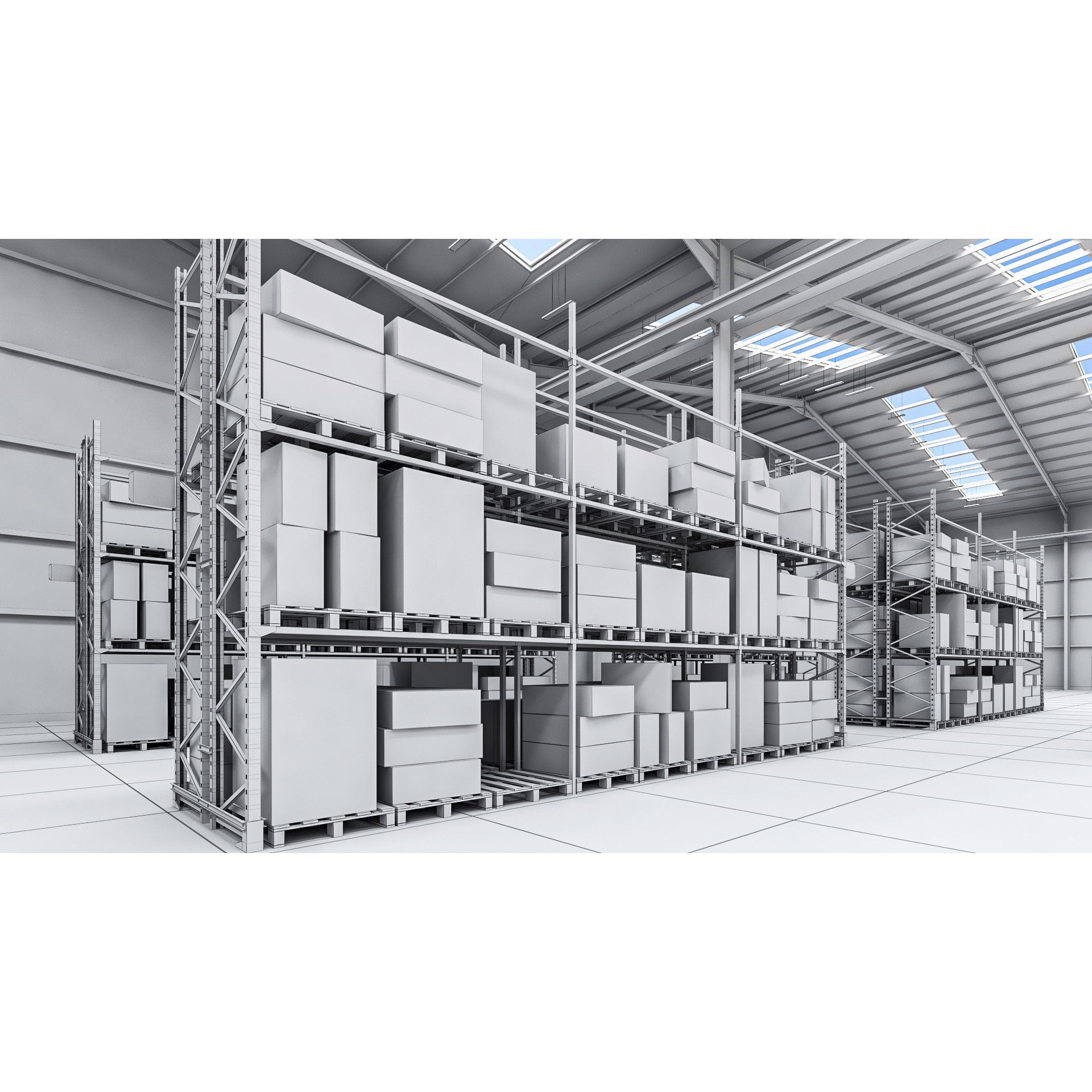 Warehouse 2 Box - Game-Ready 3D Model - View 26