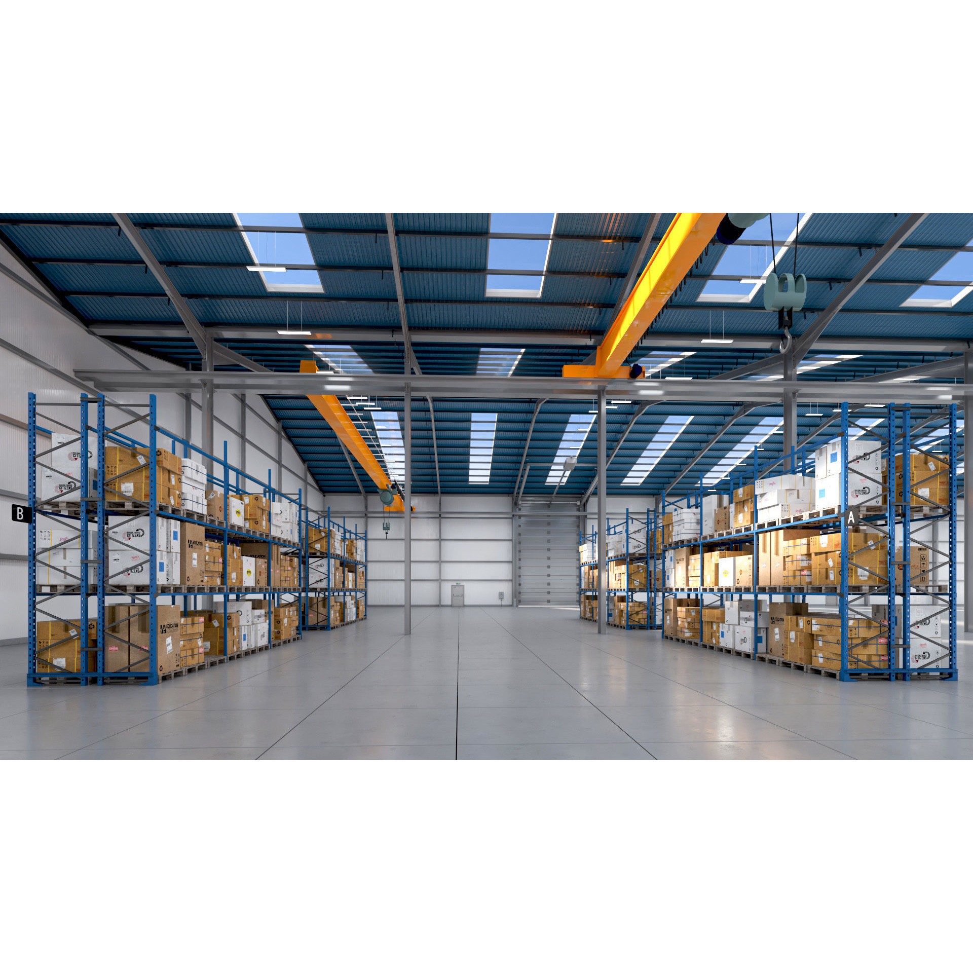 Warehouse 2 Box - Game-Ready 3D Model - View 5