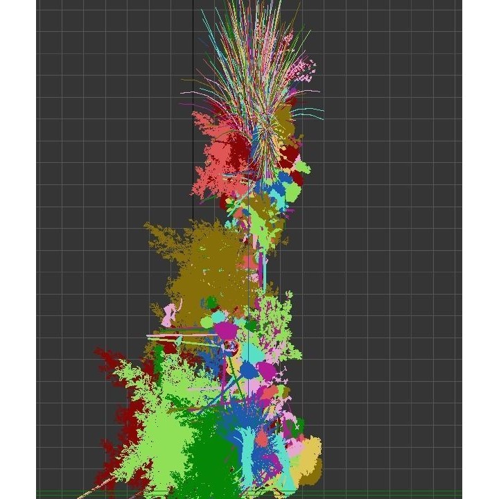 Flower 3D Model – Decorative Arrangement for Events, FBX, OBJ - View 6