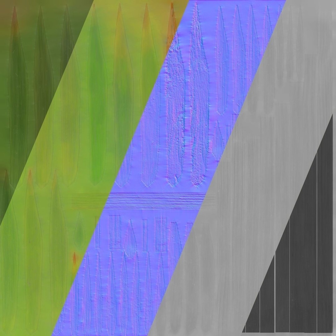 Grass Kit 3D Model – Realistic Low Poly & Medium Poly Variants, FBX - View 15