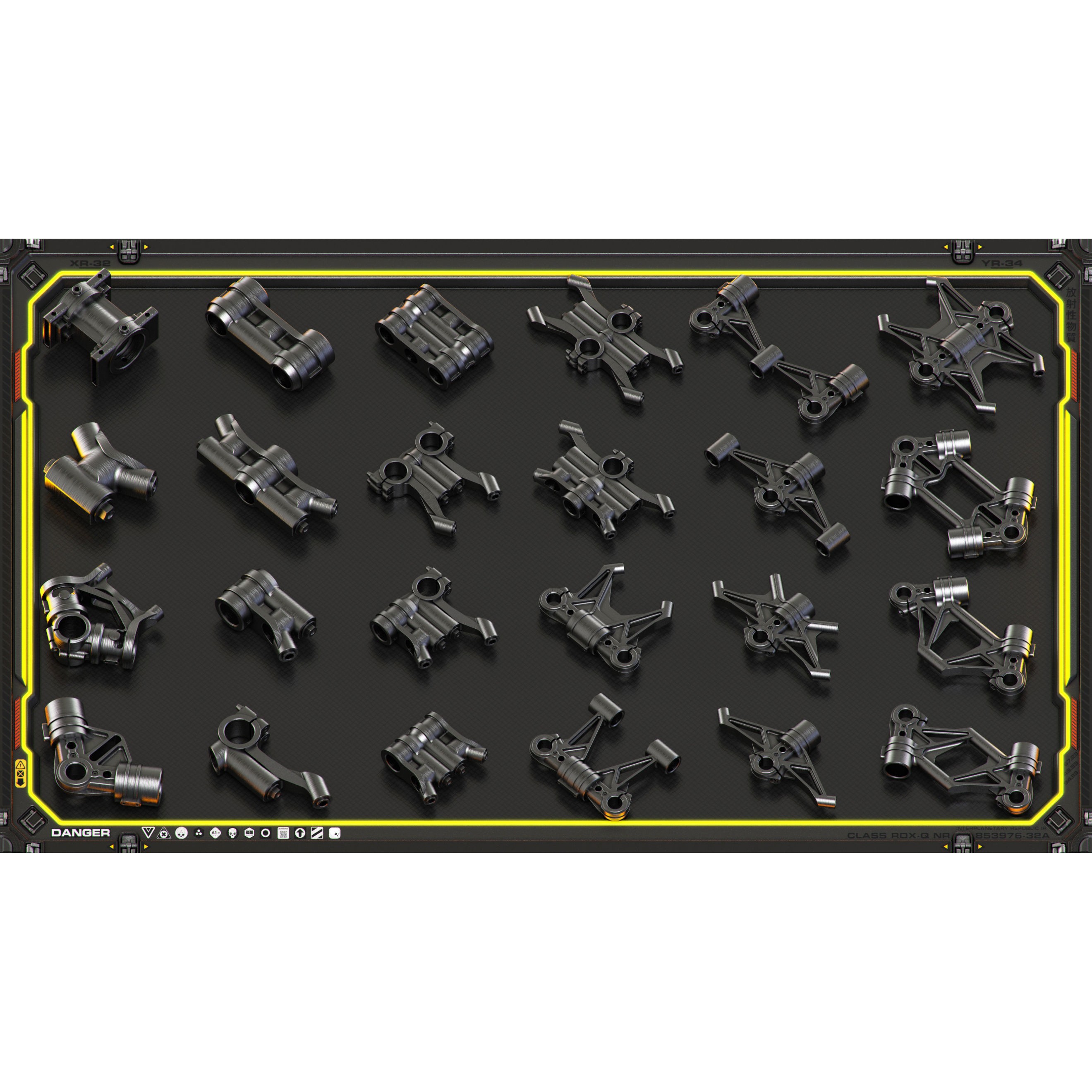 Sci-Fi Hard Surface Kitbash - Game-Ready 3D Model - View 11