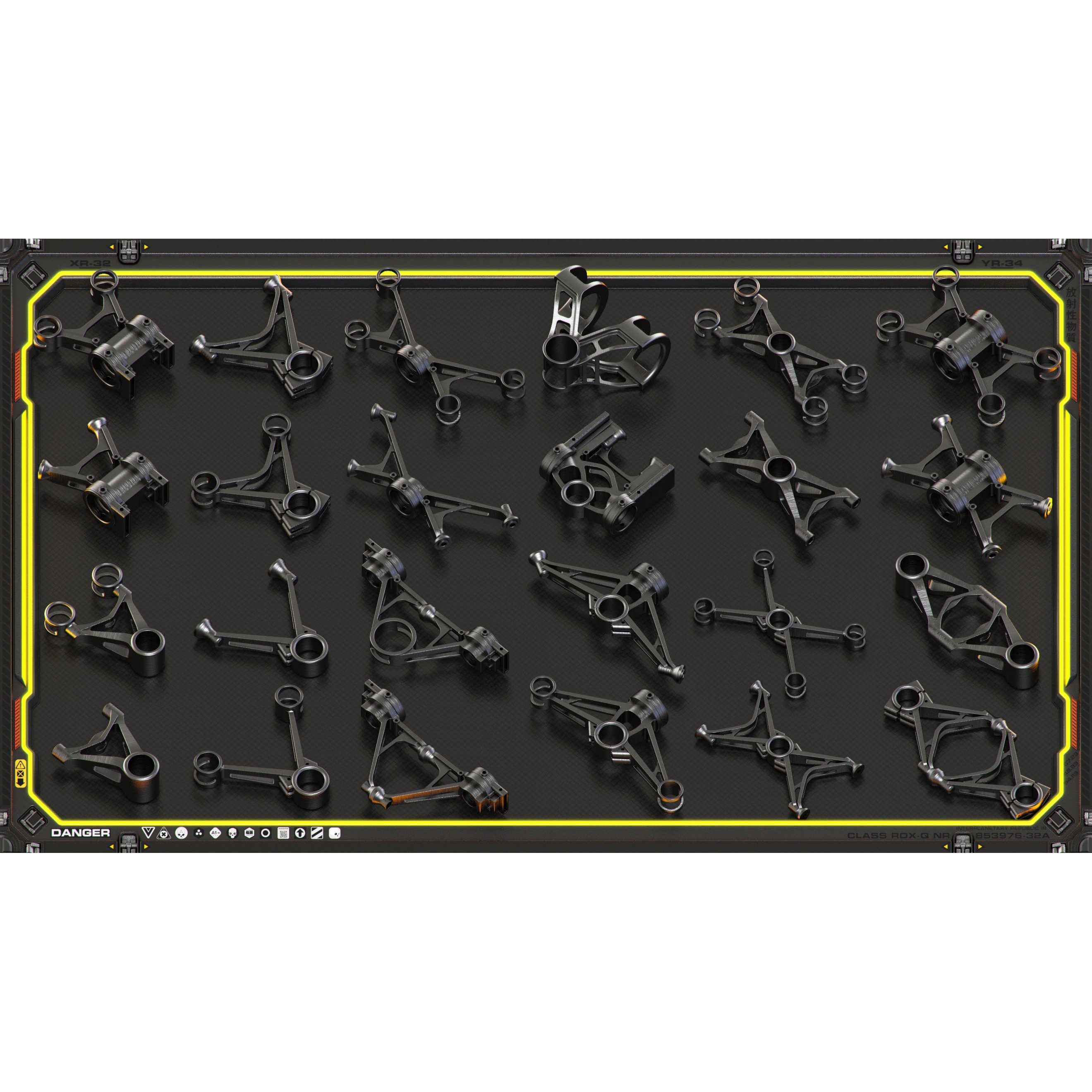 Sci-Fi Hard Surface Kitbash - Game-Ready 3D Model - View 12