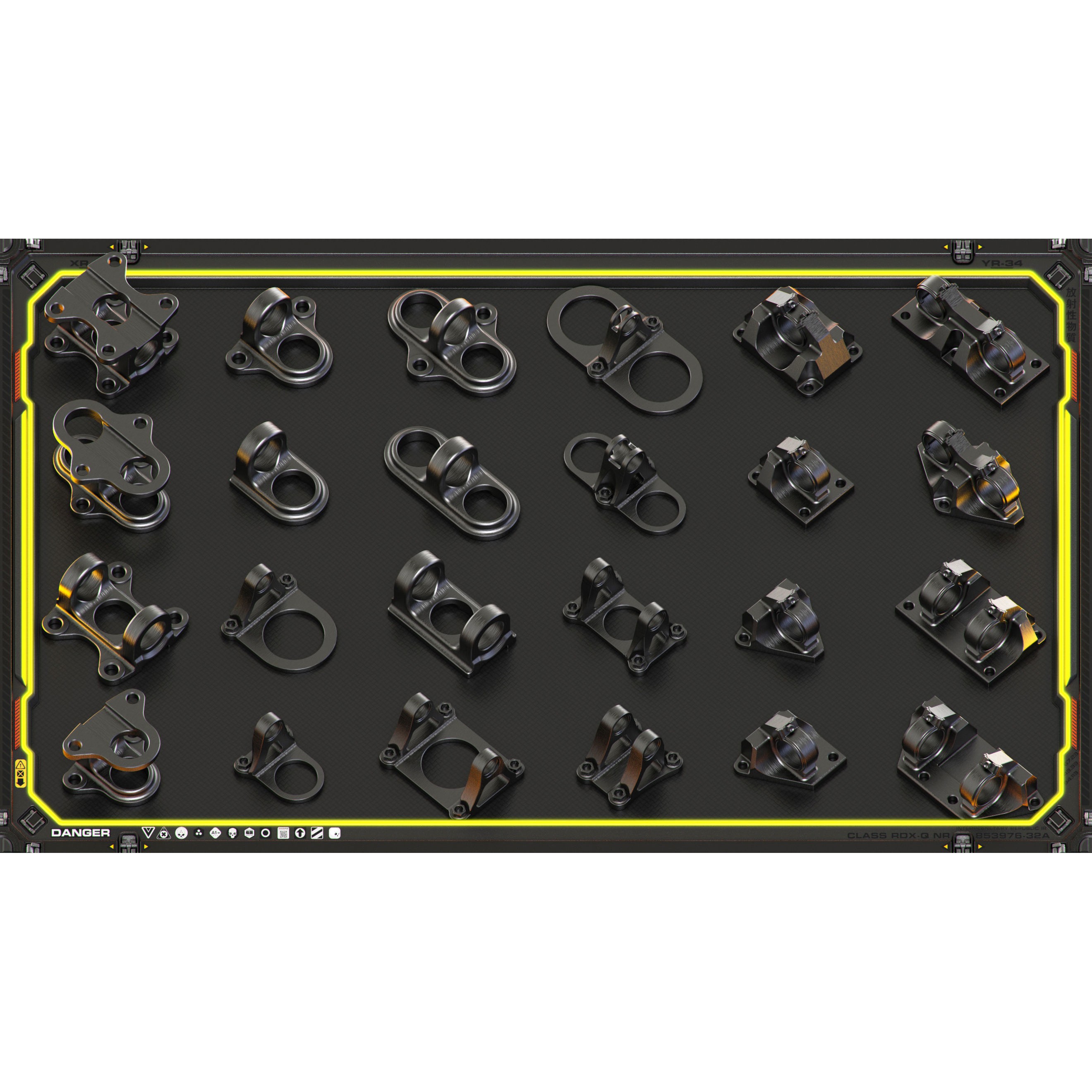 Sci-Fi Hard Surface Kitbash - Game-Ready 3D Model - View 13