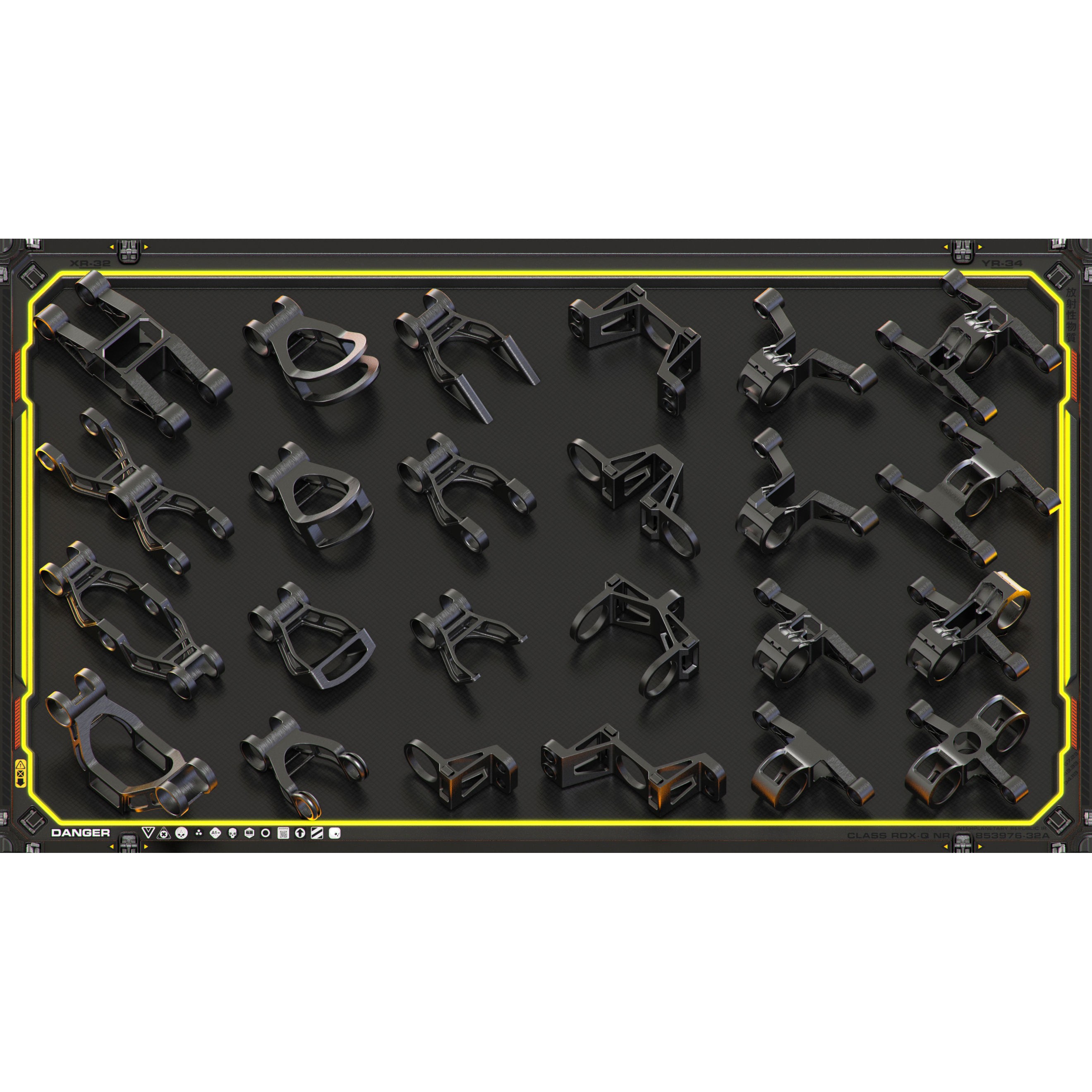 Sci-Fi Hard Surface Kitbash - Game-Ready 3D Model - View 14