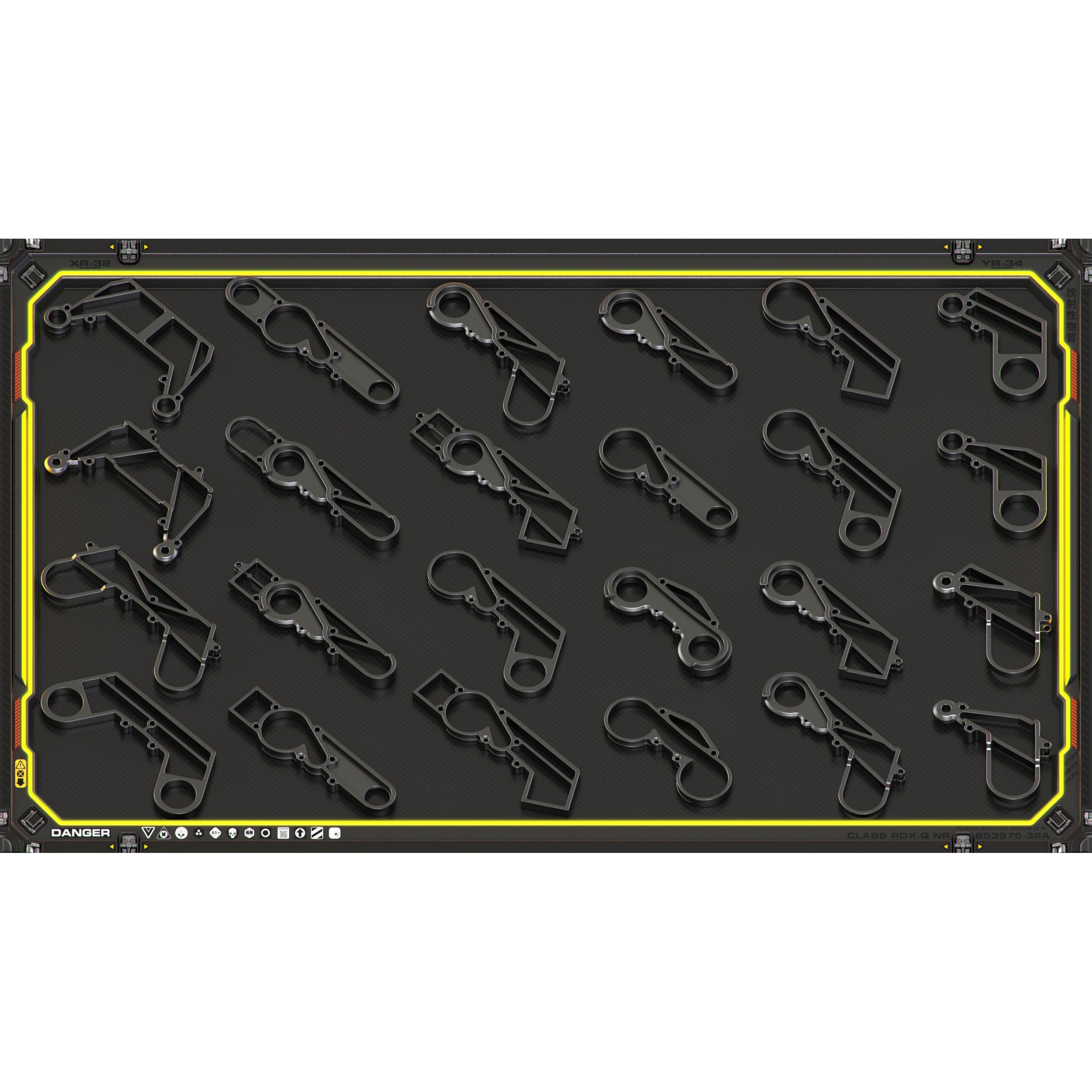 Sci-Fi Hard Surface Kitbash - Game-Ready 3D Model - View 15