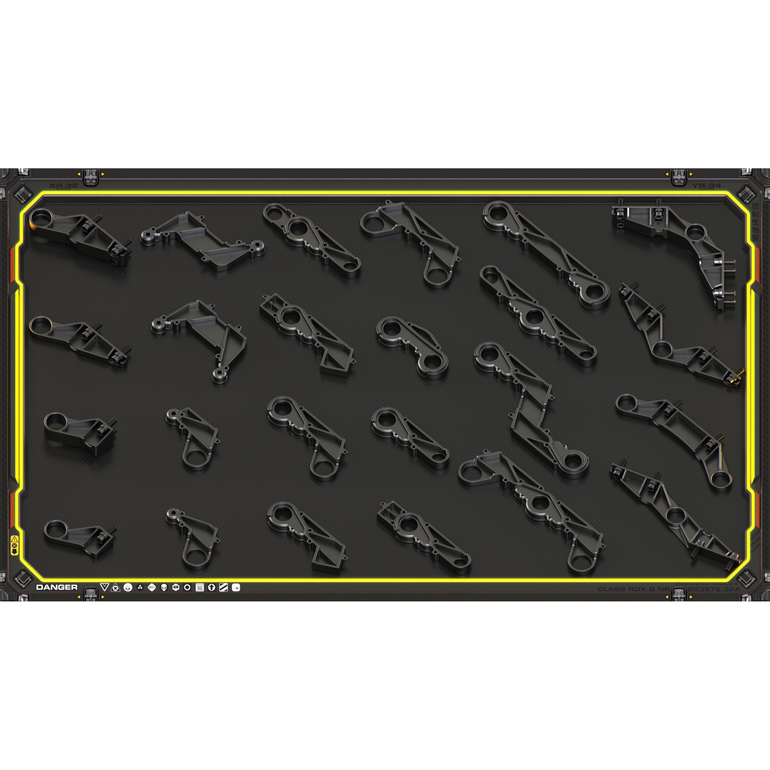 Sci-Fi Hard Surface Kitbash - Game-Ready 3D Model - View 17