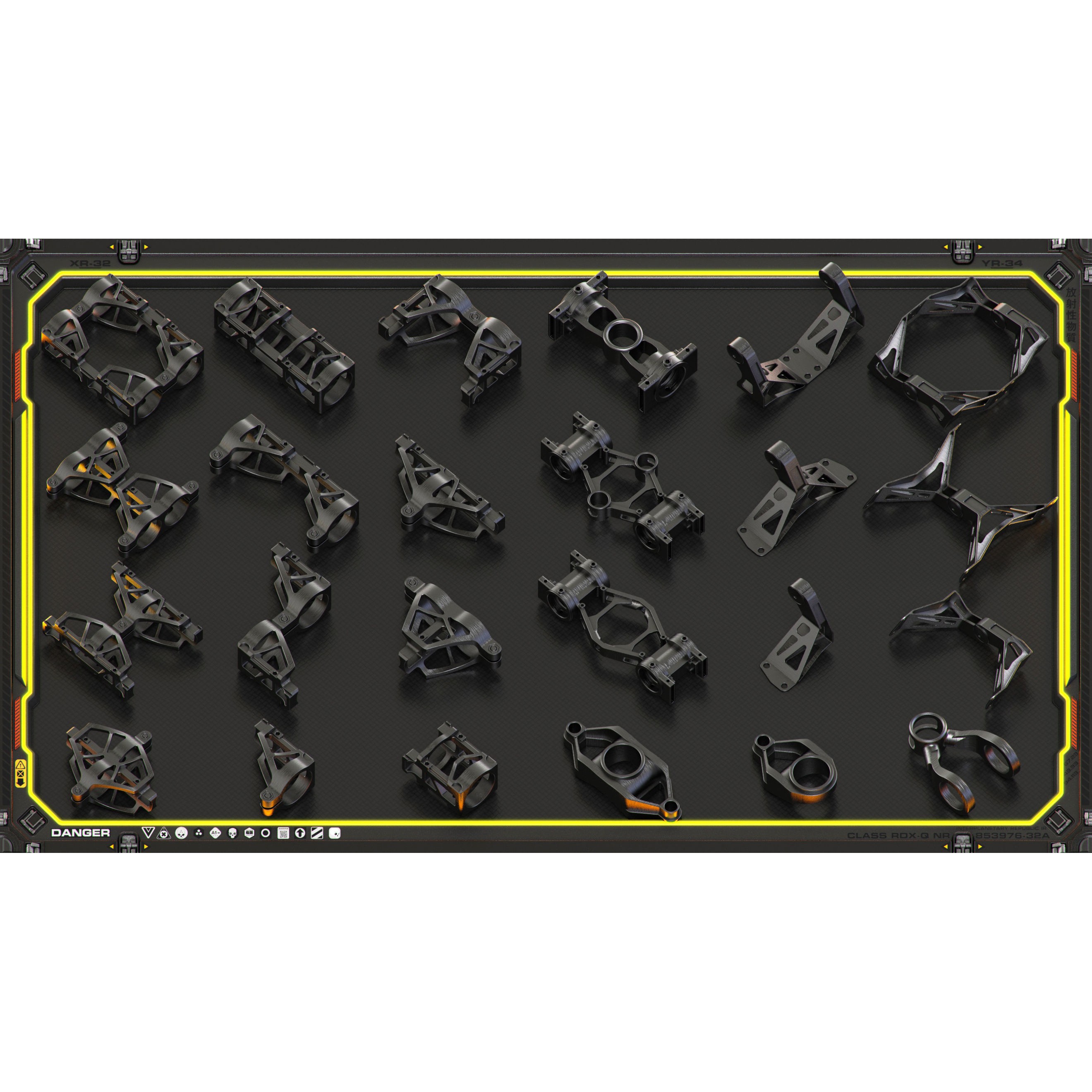 Sci-Fi Hard Surface Kitbash - Game-Ready 3D Model - View 21