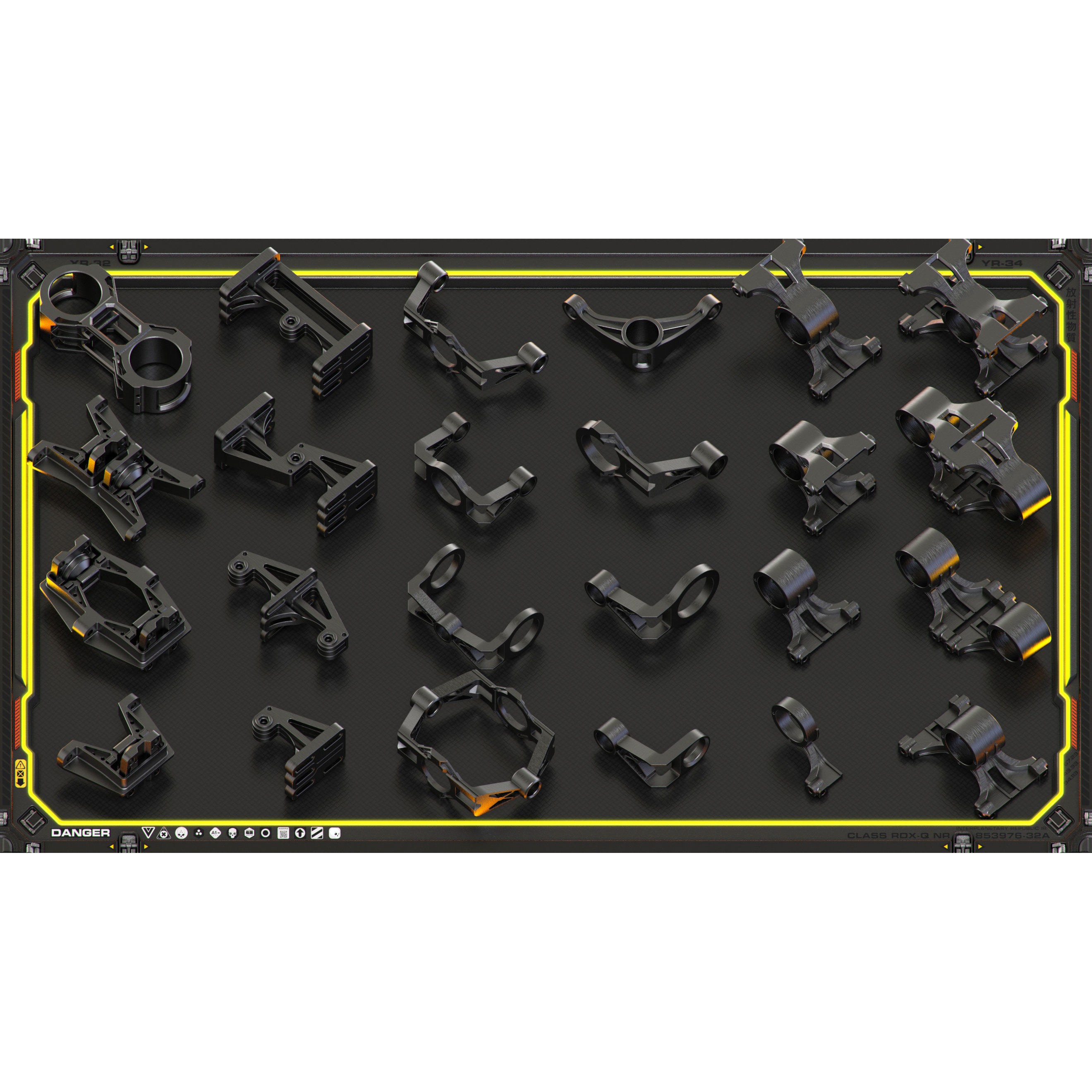 Sci-Fi Hard Surface Kitbash - Game-Ready 3D Model - View 22