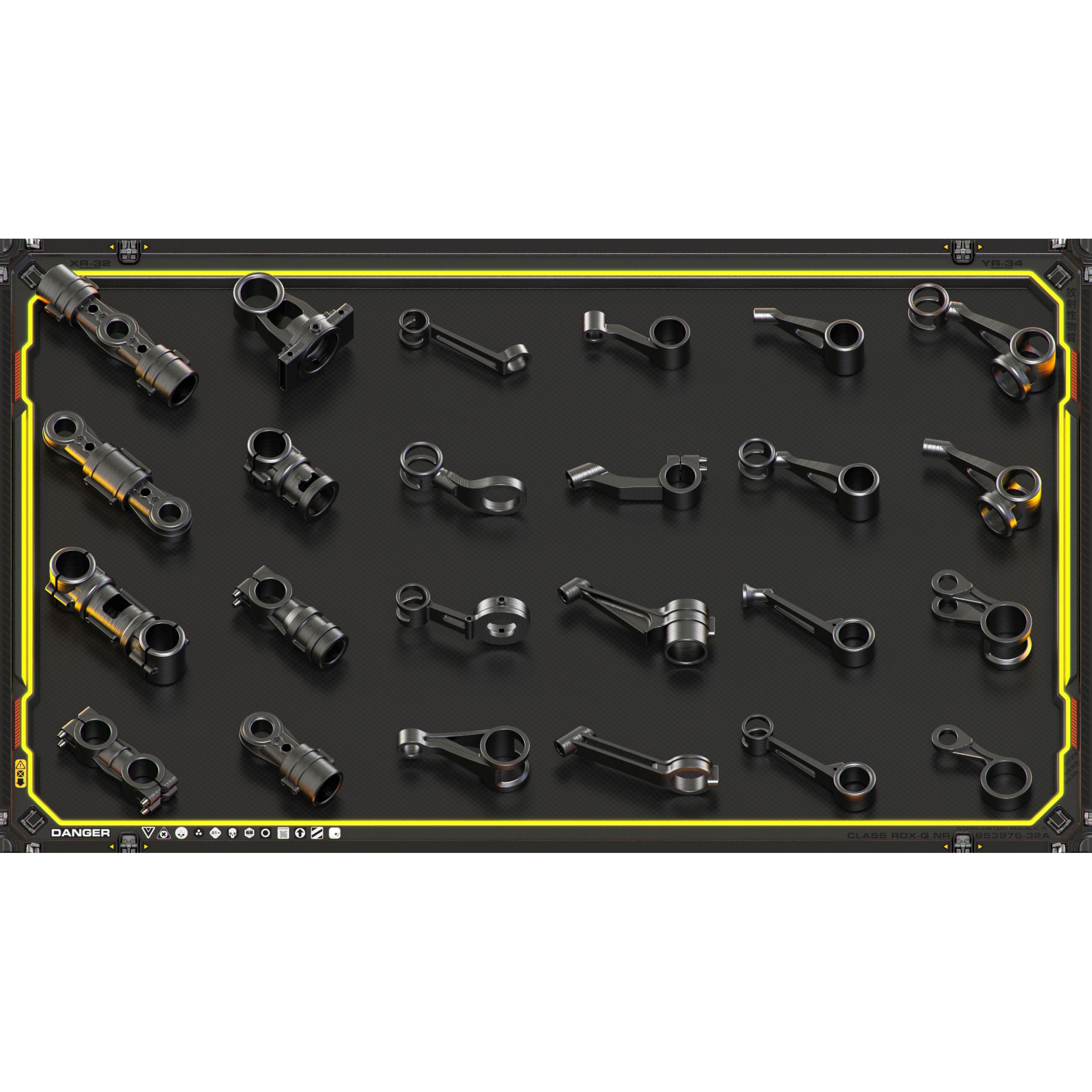 Sci-Fi Hard Surface Kitbash - Game-Ready 3D Model - View 24