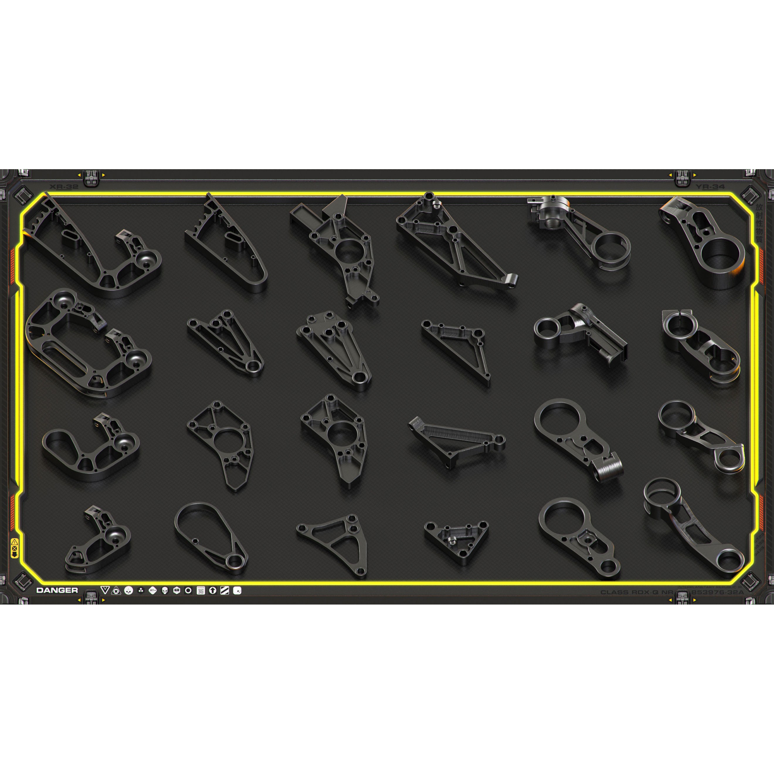 Sci-Fi Hard Surface Kitbash - Game-Ready 3D Model - View 25