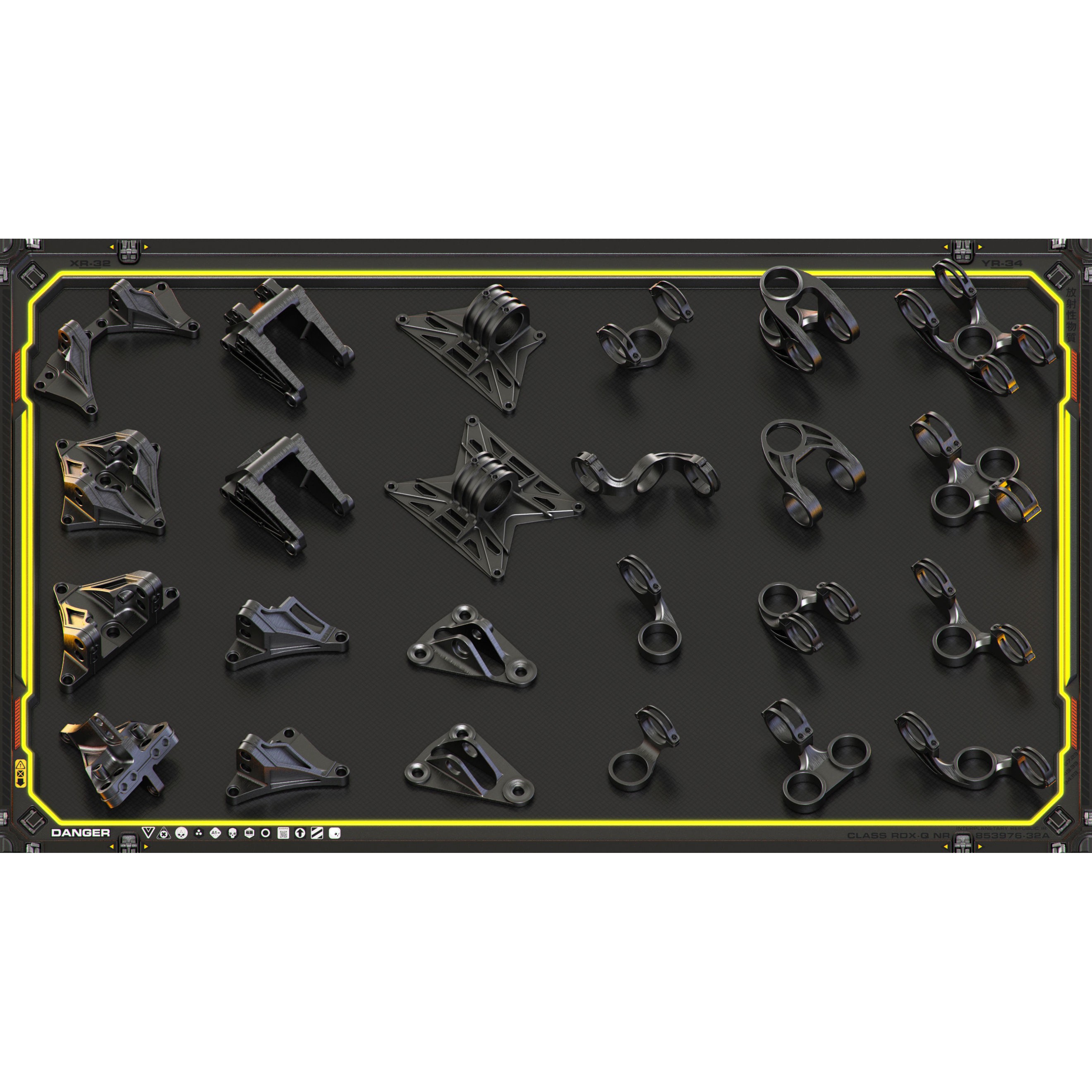 Sci-Fi Hard Surface Kitbash - Game-Ready 3D Model - View 26