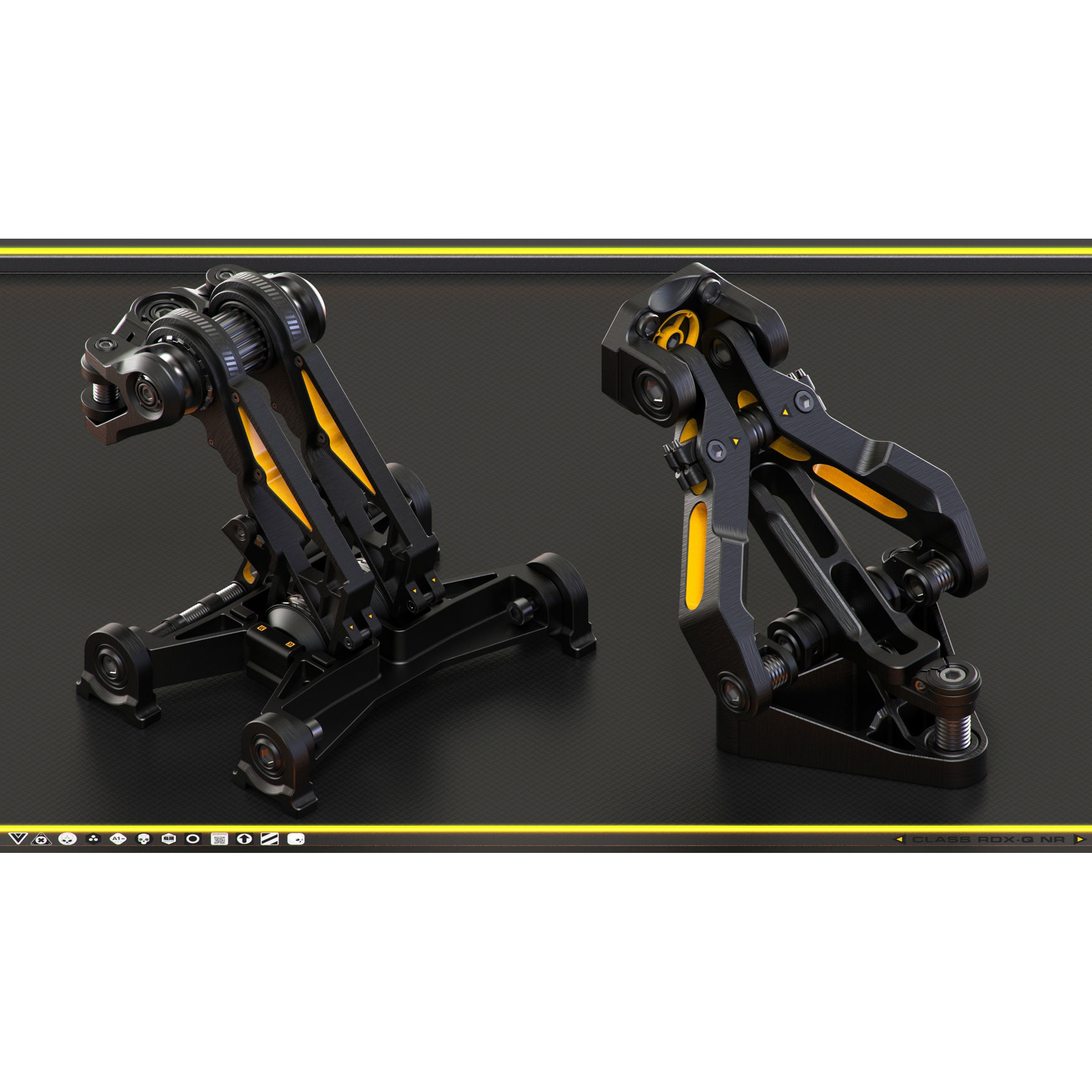 Sci-Fi Hard Surface Kitbash - Game-Ready 3D Model - View 4