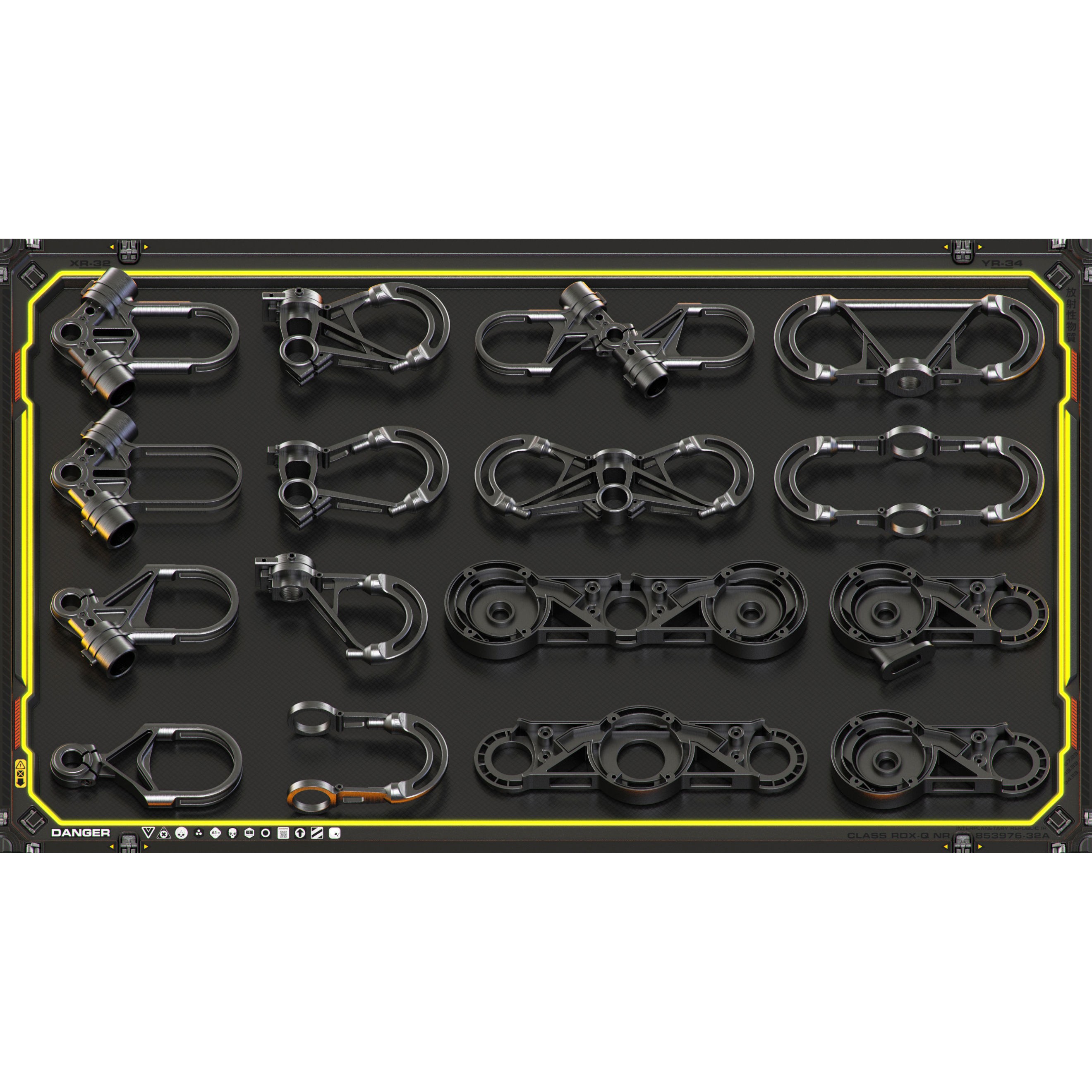 Sci-Fi Hard Surface Kitbash - Game-Ready 3D Model - View 8