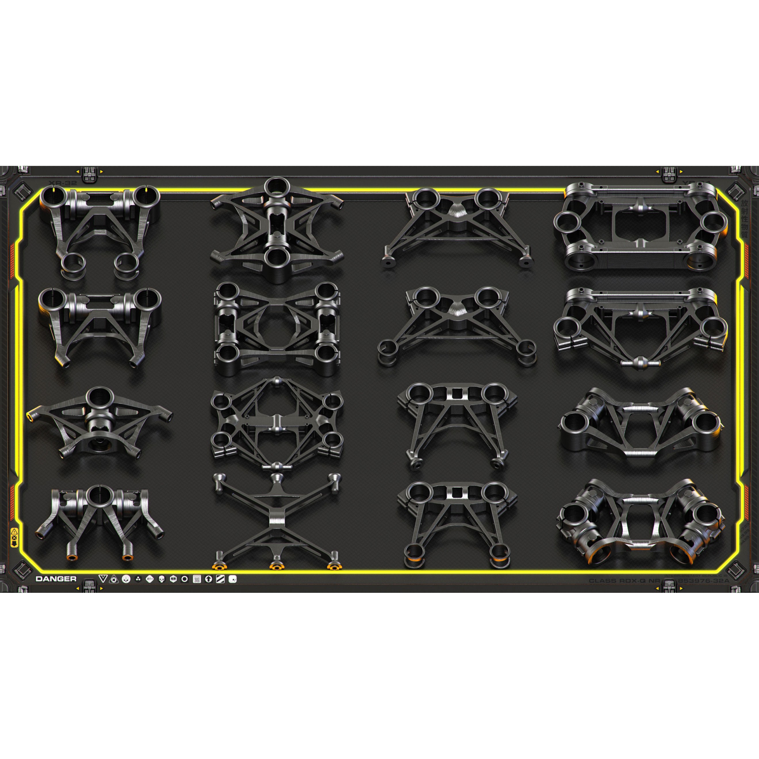 Sci-Fi Hard Surface Kitbash - Game-Ready 3D Model - View 9